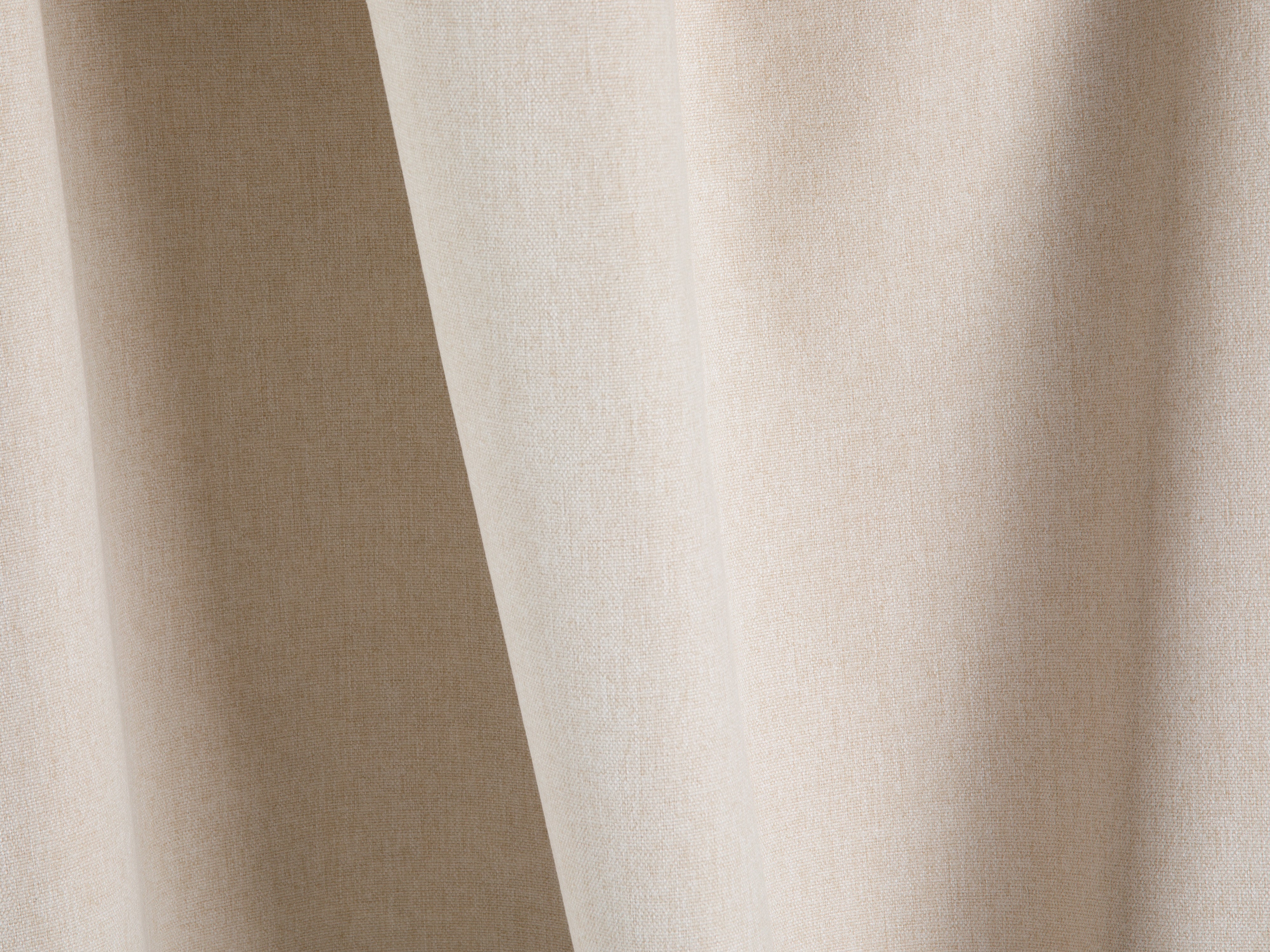 Left-sided corner sofa bed RIBES light beige chenille