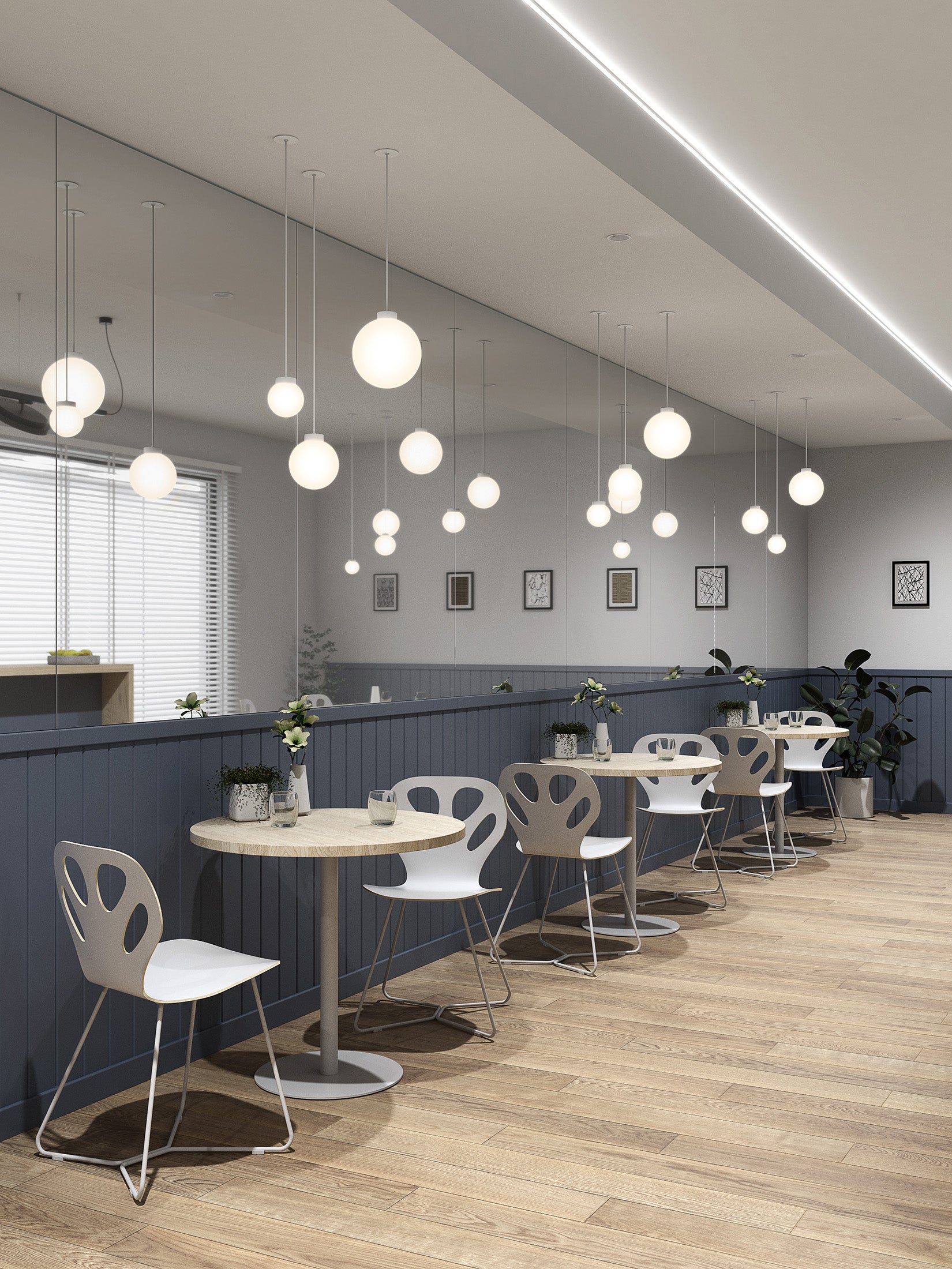 Modern Ball Simple G/K Recessed Pendant Lamp