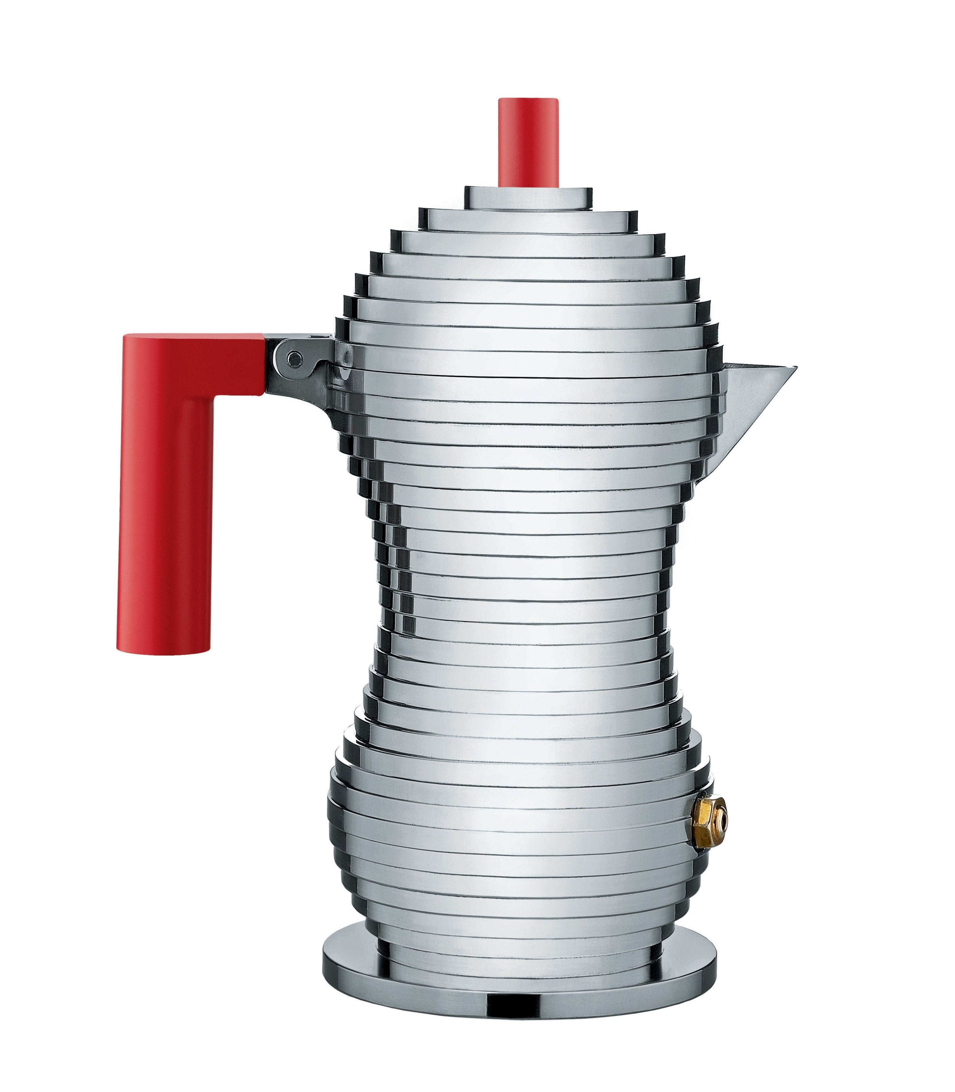 Indukčná kávovar PULCINA strieborný s červenou