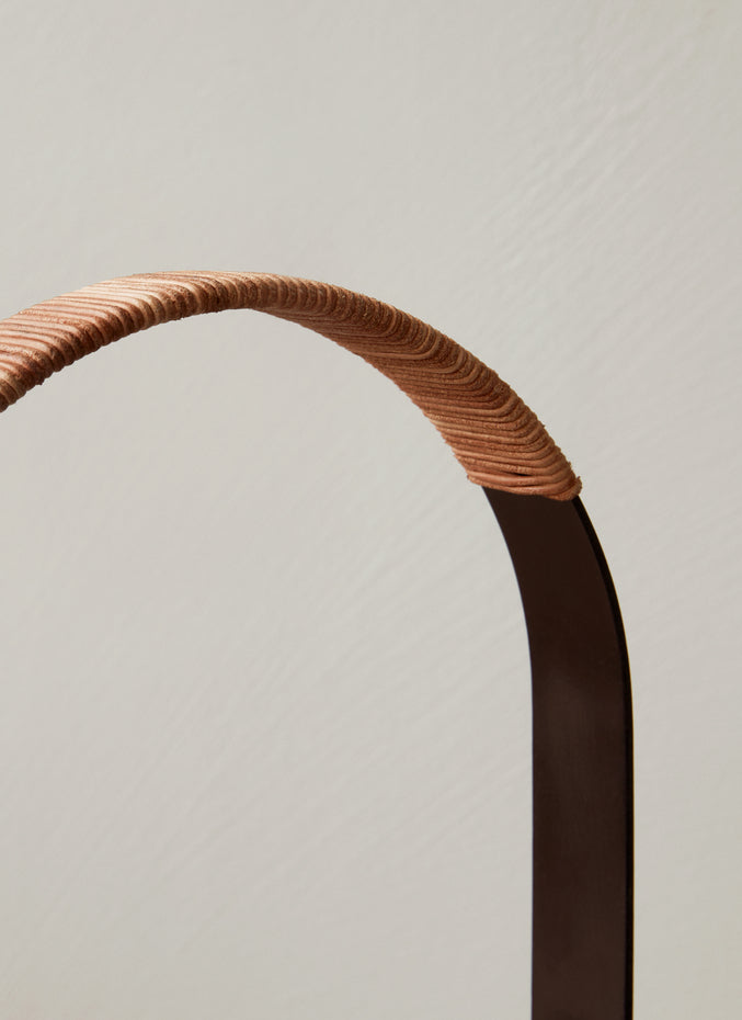 Prenosná lampa CARRIE z bronzovaného mosadzu