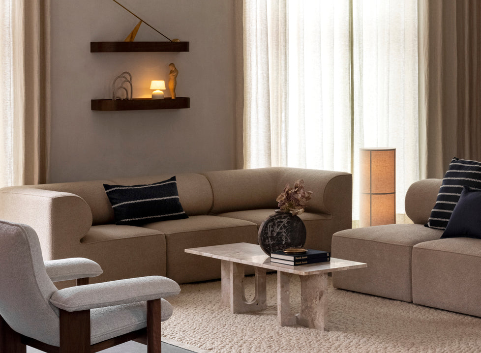 Wall shelf with hanger EPOCH oak veneer