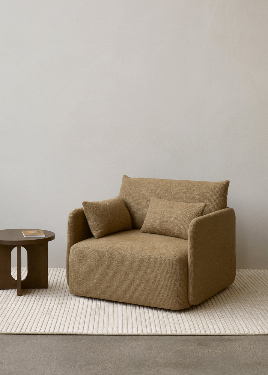 OFFSET light beige armchair