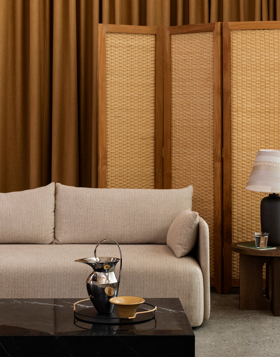 PLINTH GRAND coffee table sandy stone