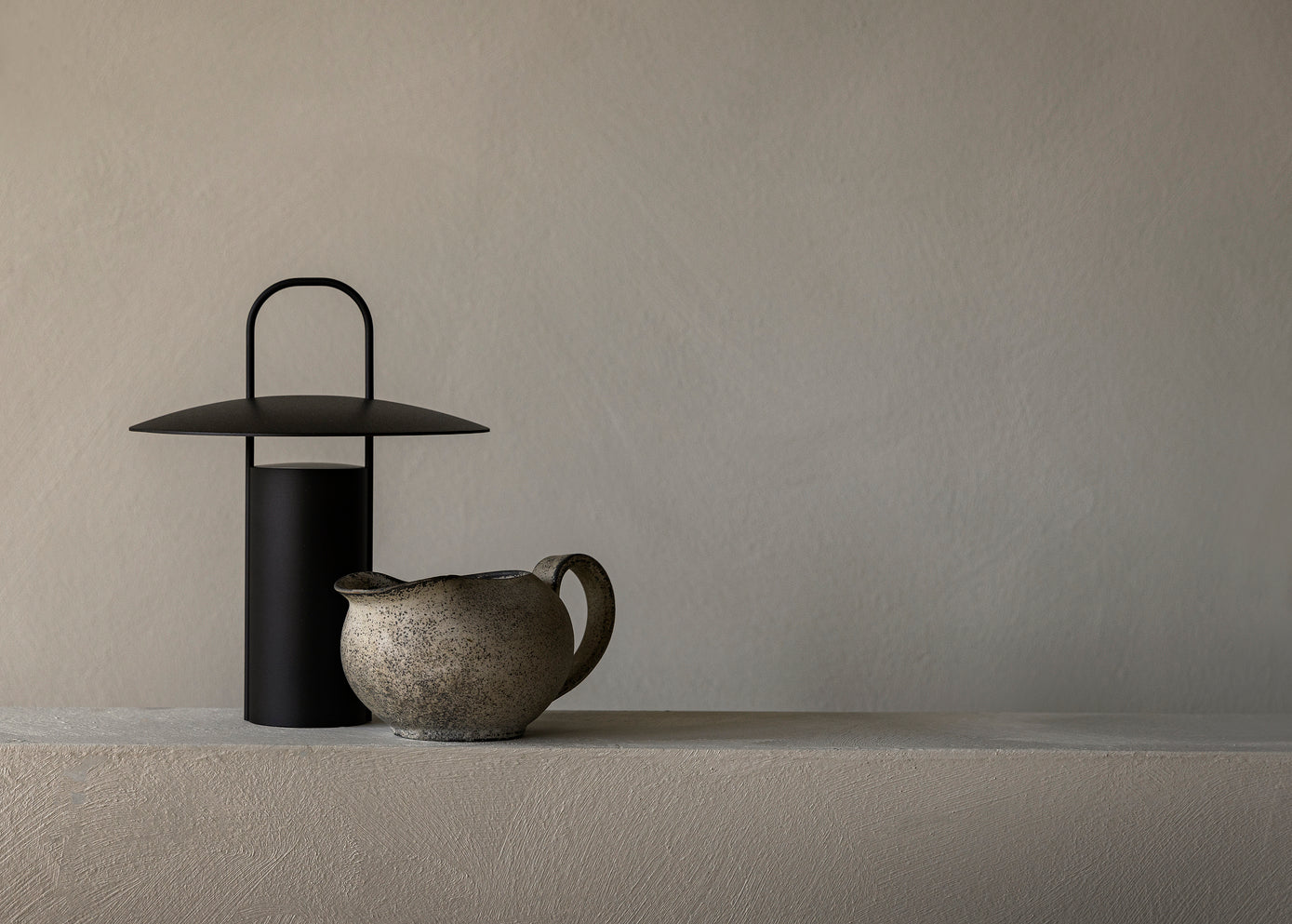 Prenosná lampa RAY čierna