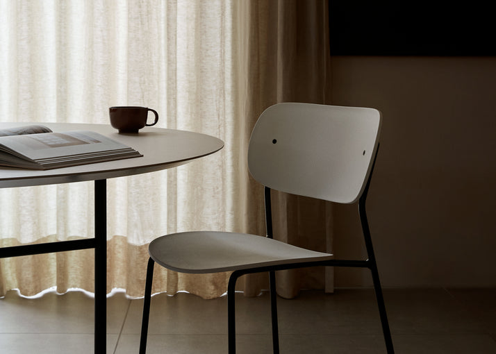 CO Chair black oak veneer with black base