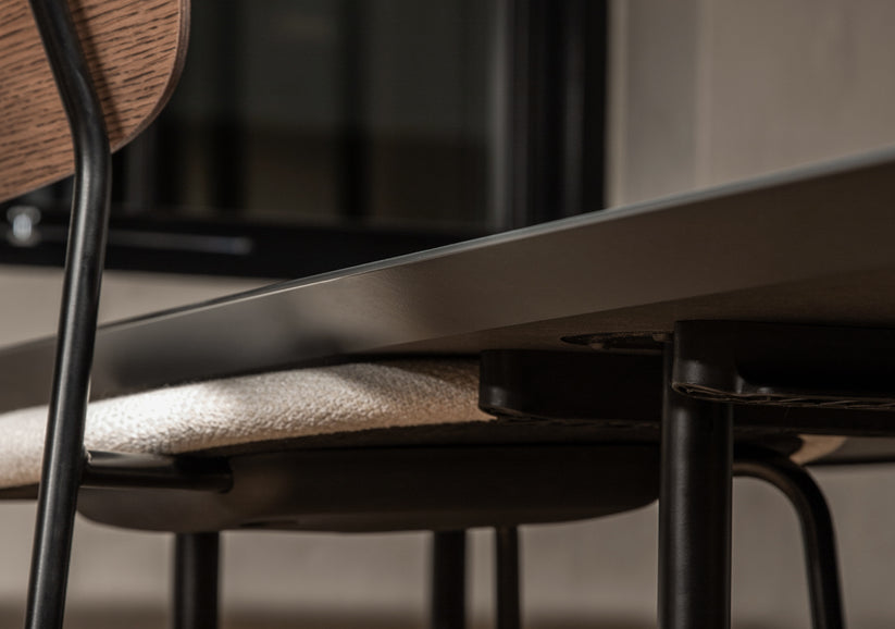 CO Chair black oak veneer with black base