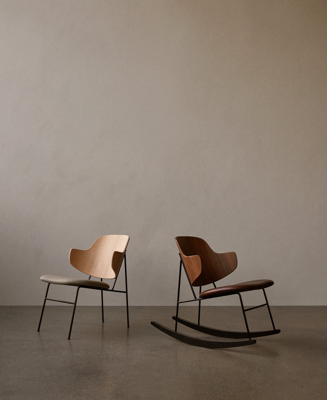 Hojdací kreslo PENGUIN béžové