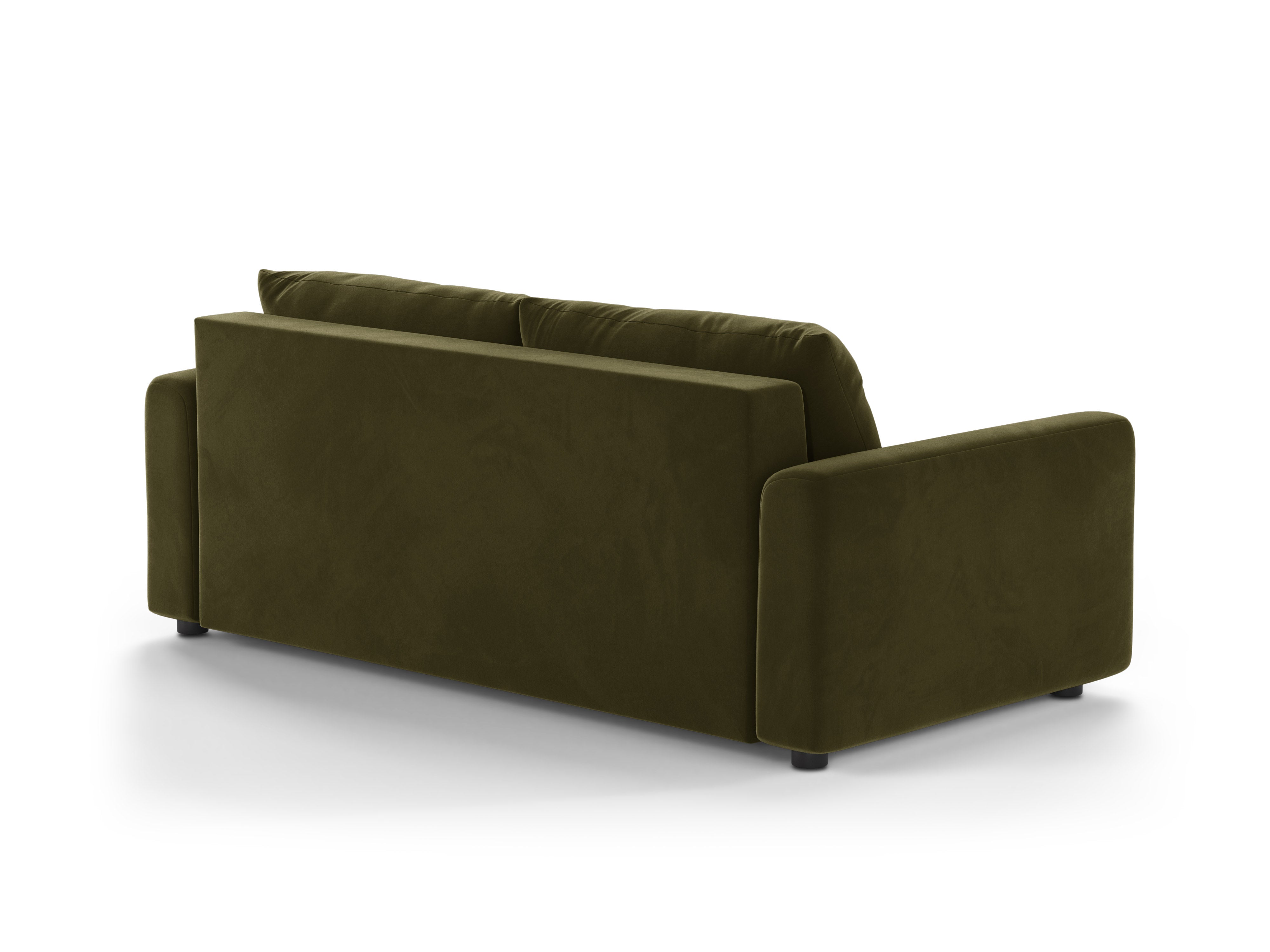 Green 3-Seater Velvet Sofa with Sleeping Function DAVID
