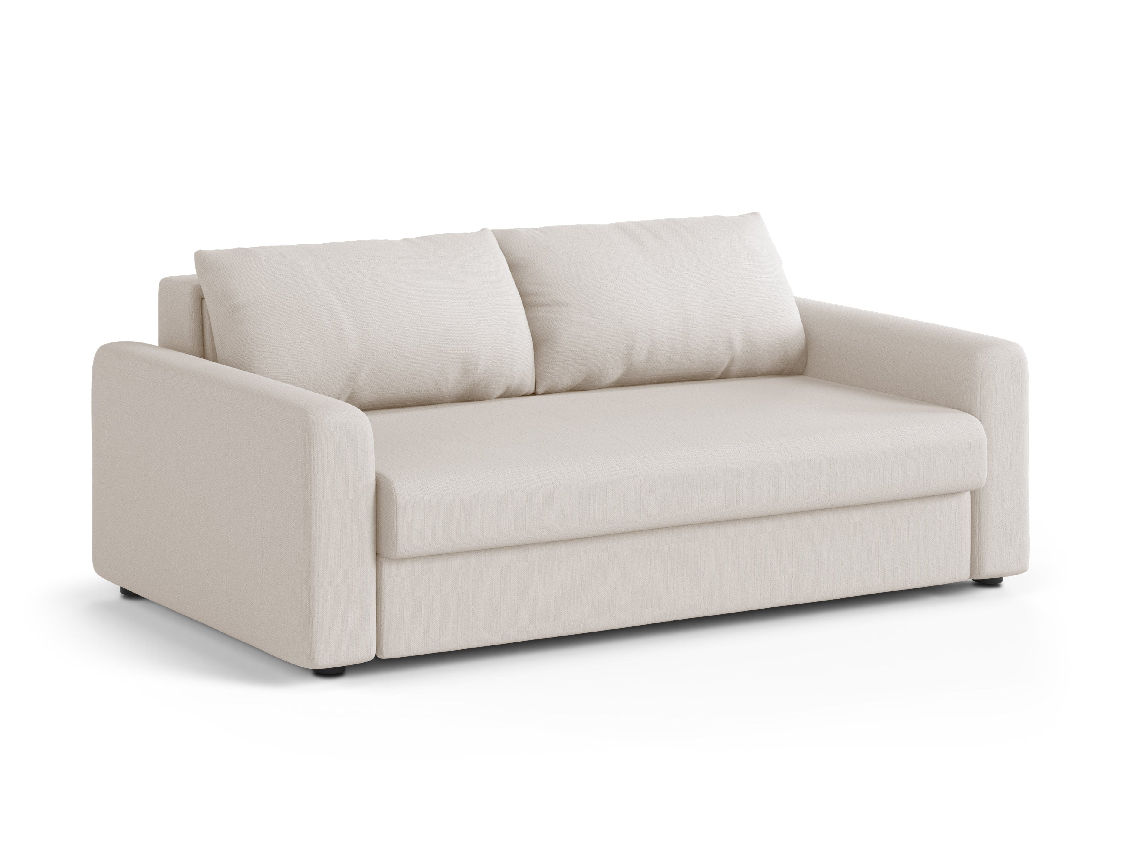 3-Seater Sofa with Sleeping Function DAVID White