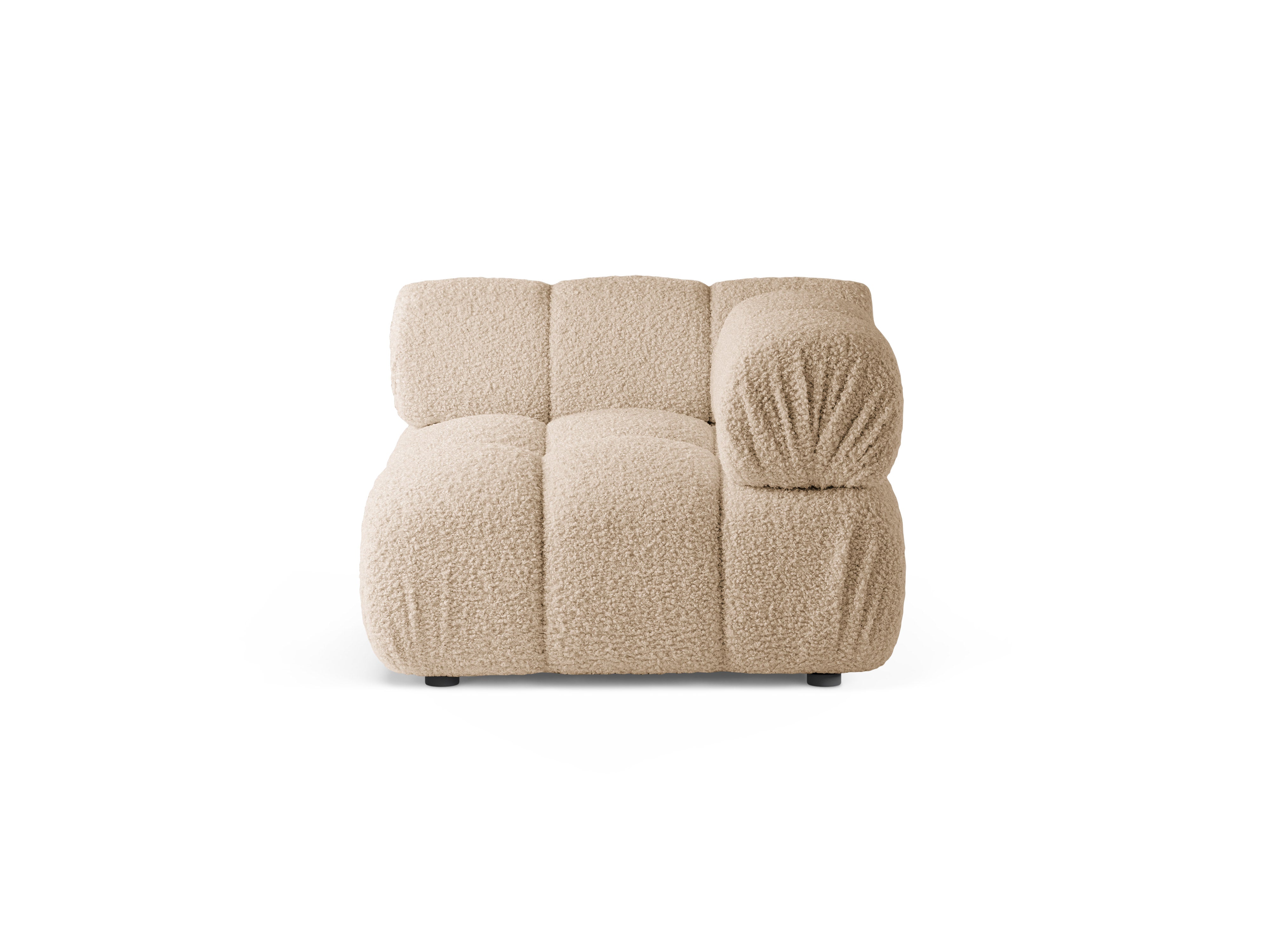 Sofa modulárna BELLIS - rohový modul pieskový boucle