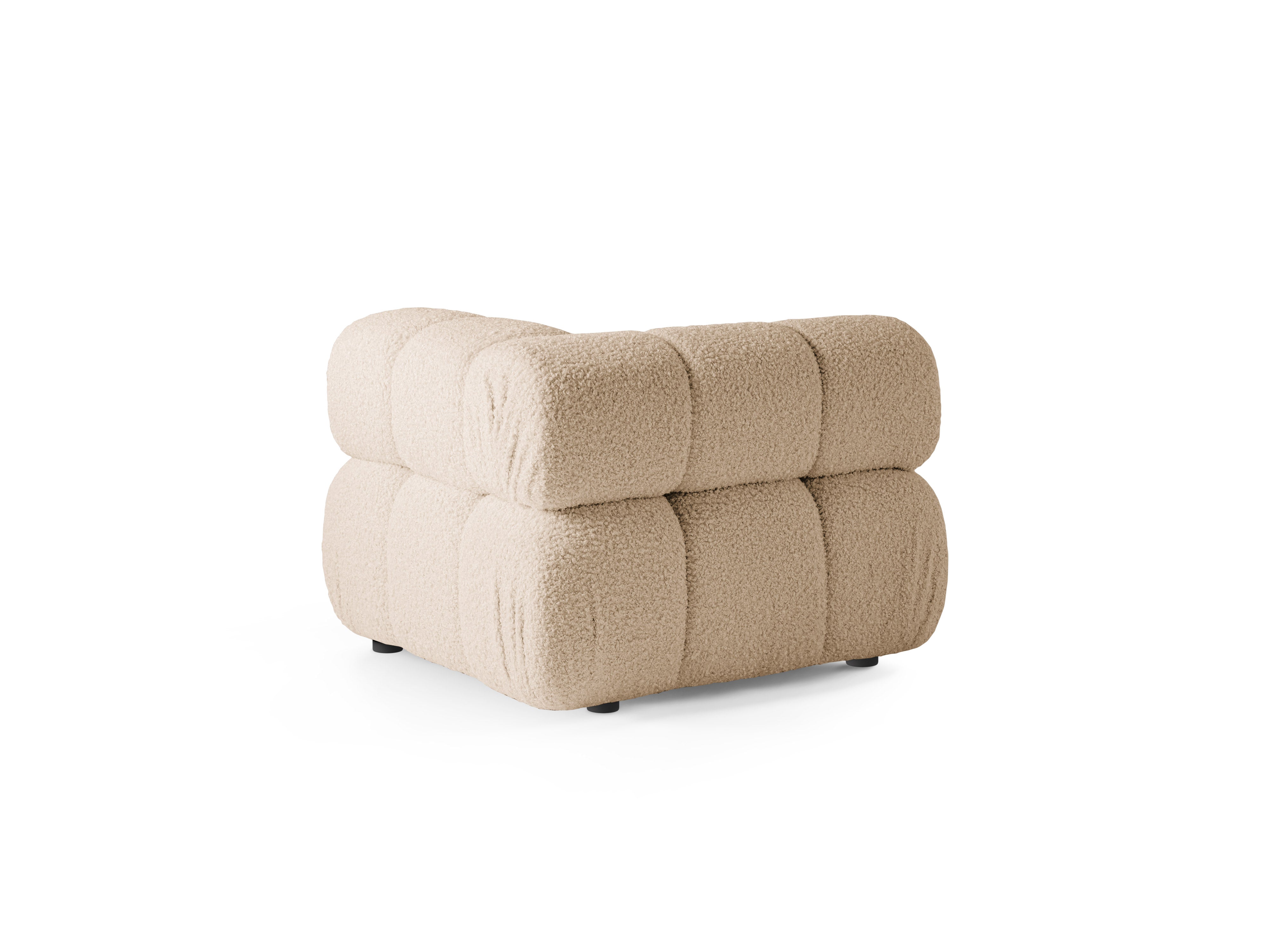 Sofa modulárna BELLIS - rohový modul pieskový boucle