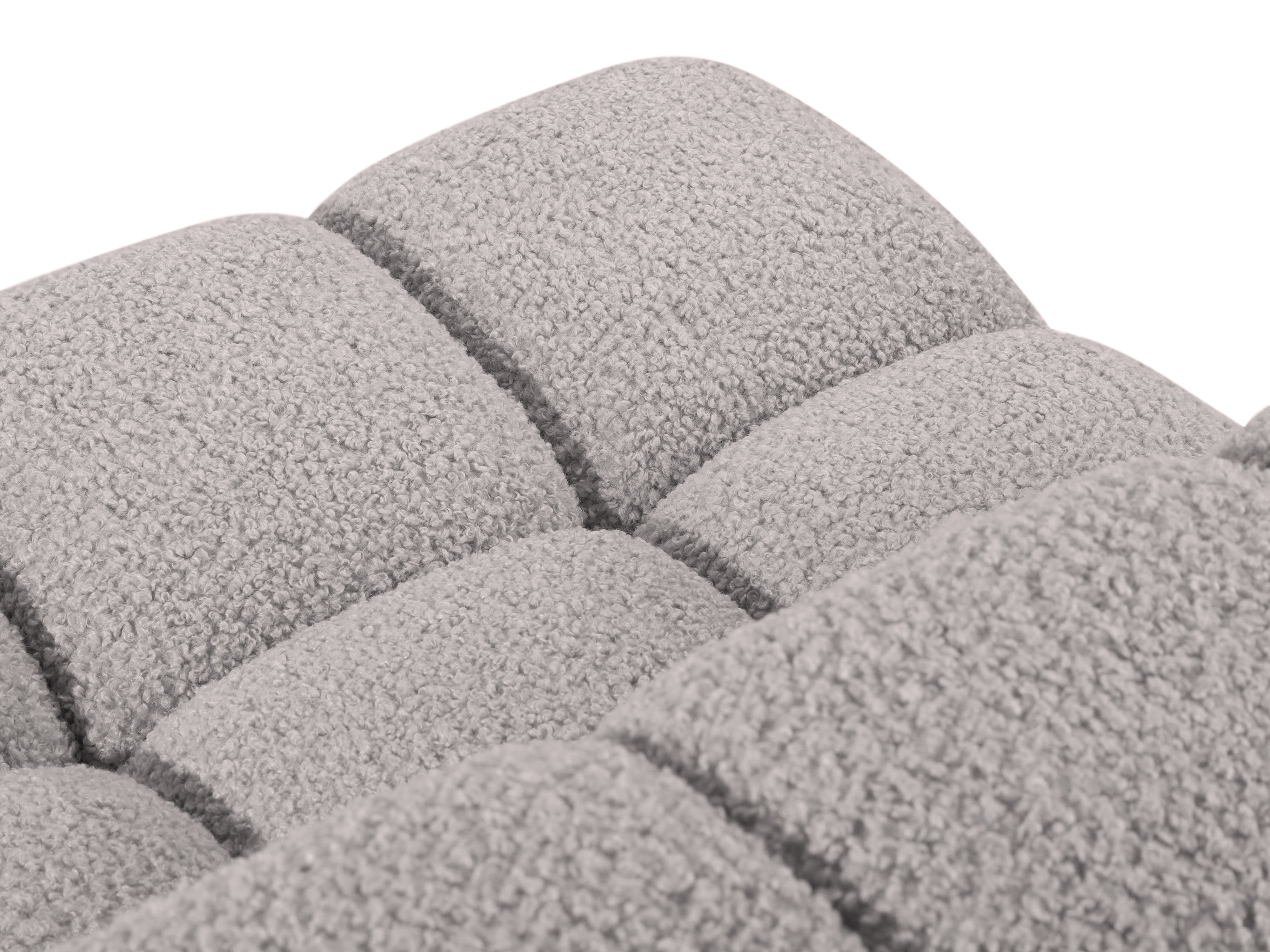 Sofa modulárna BELLIS - rohový modul šedý boucle