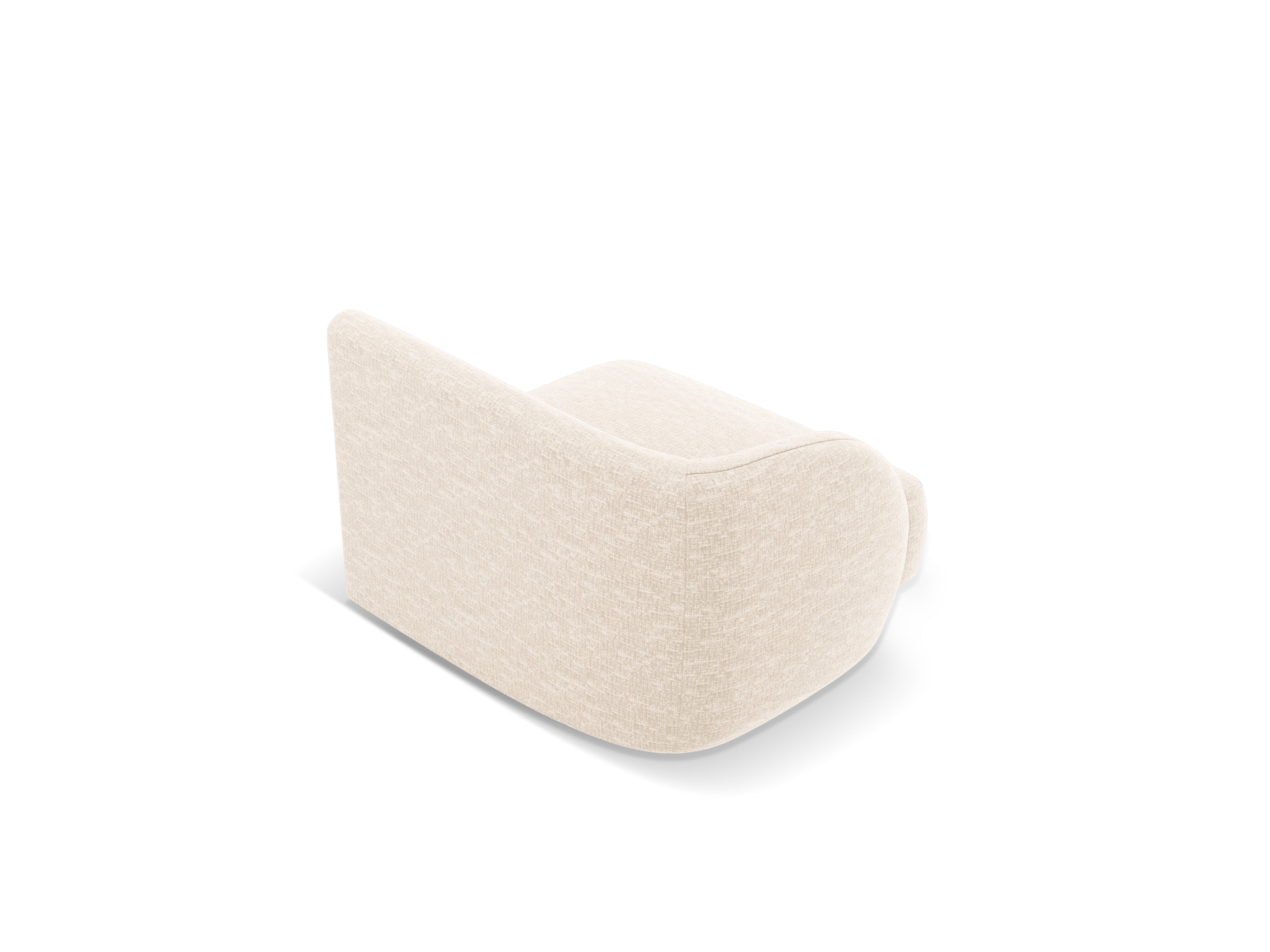 Sofa modulárna MILEY - modul ľavostranný svetlo béžový šenil hodvábny