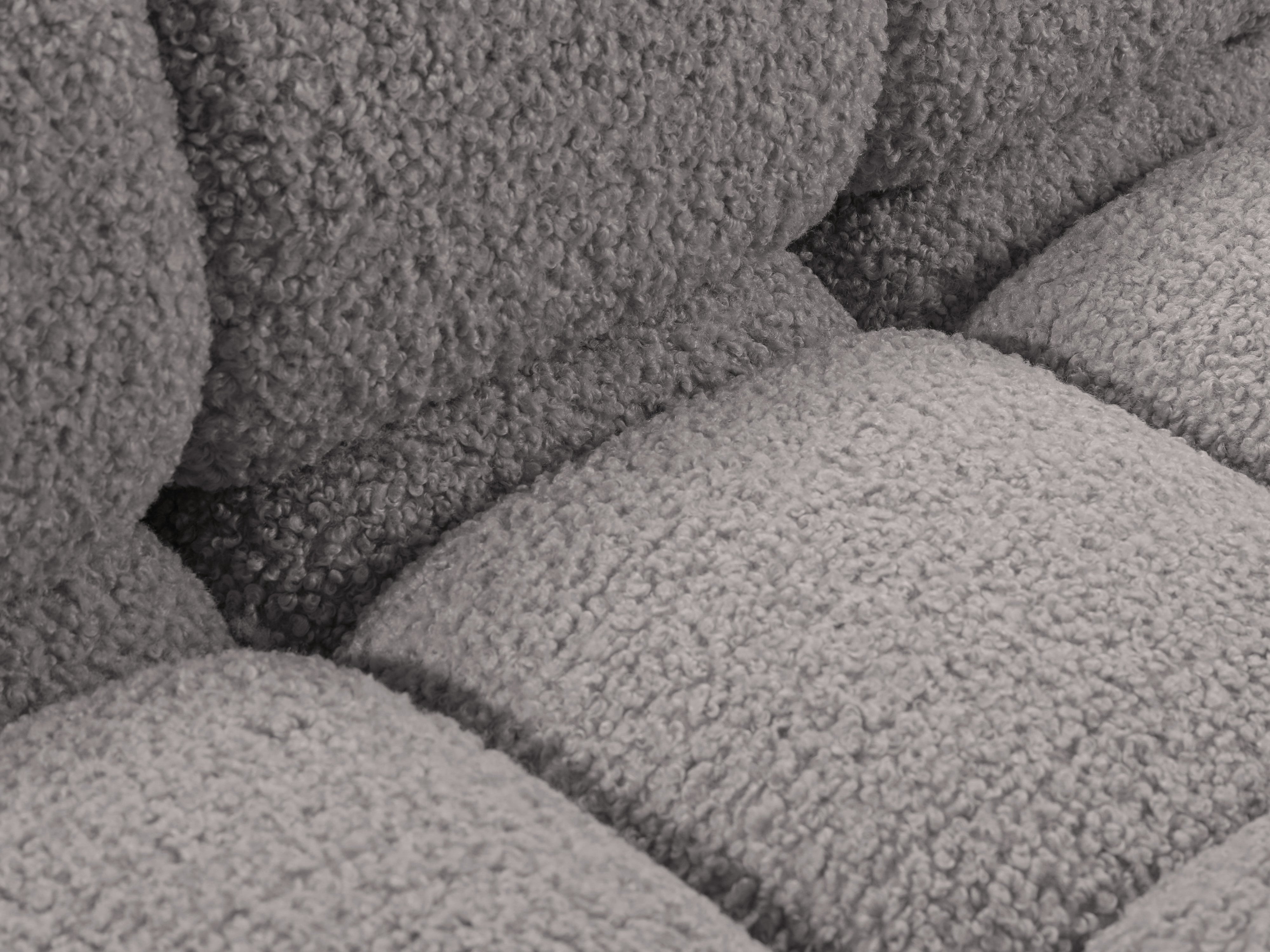Sofa modulárna BELLIS - ľavý modul šedý boucle