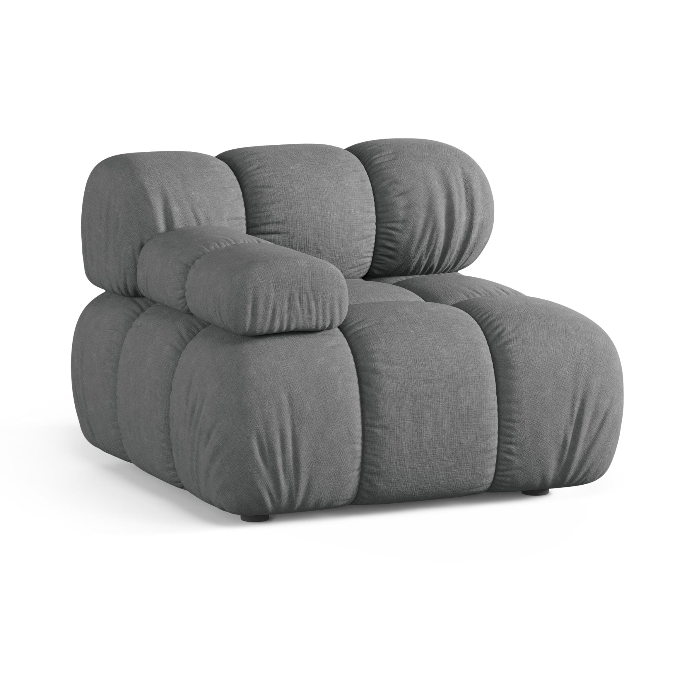 Sofa modulárna BELLIS - ľavý šedý modul