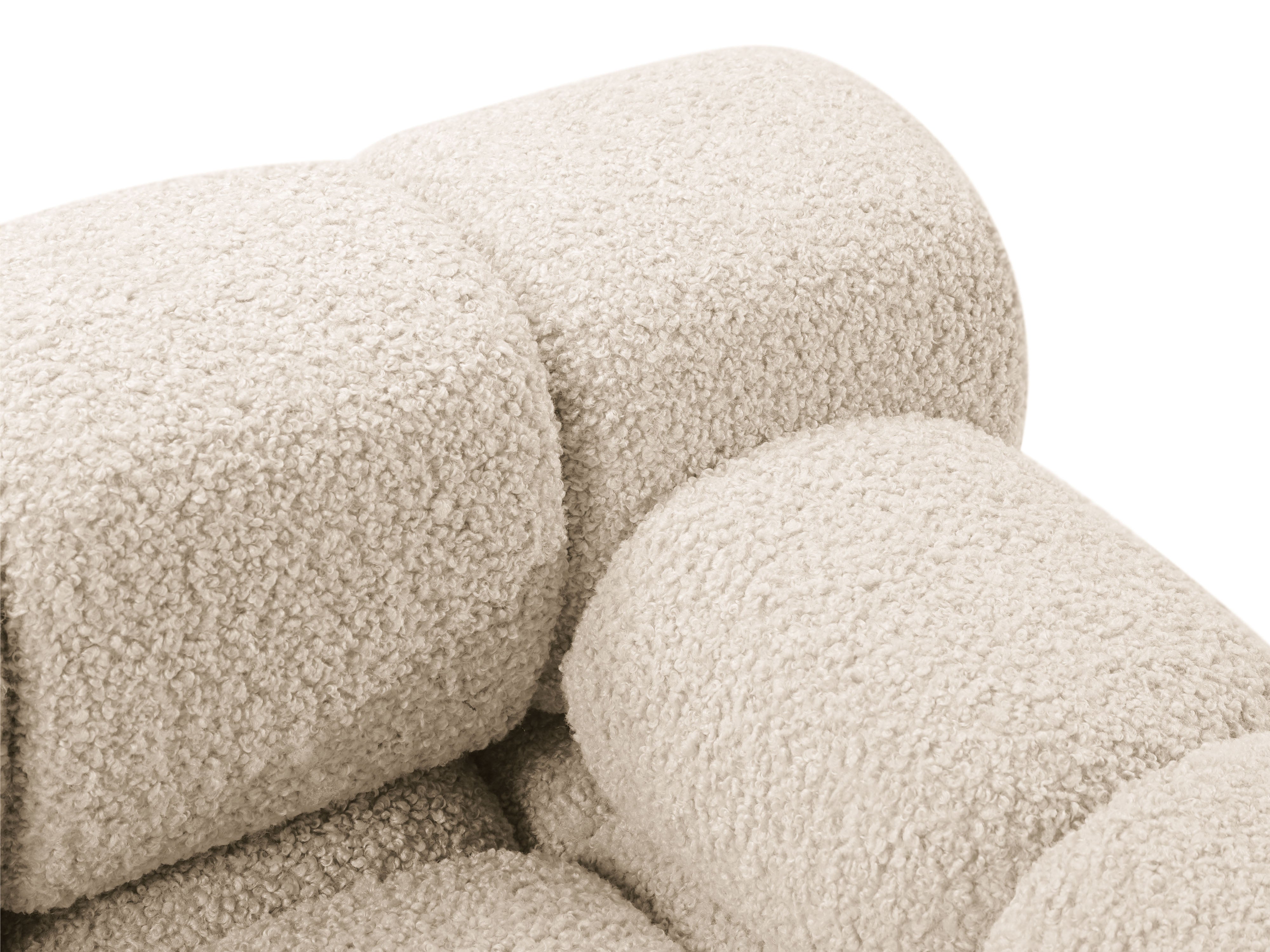 Sofa modulárna BELLIS - pravý modul béžový boucle