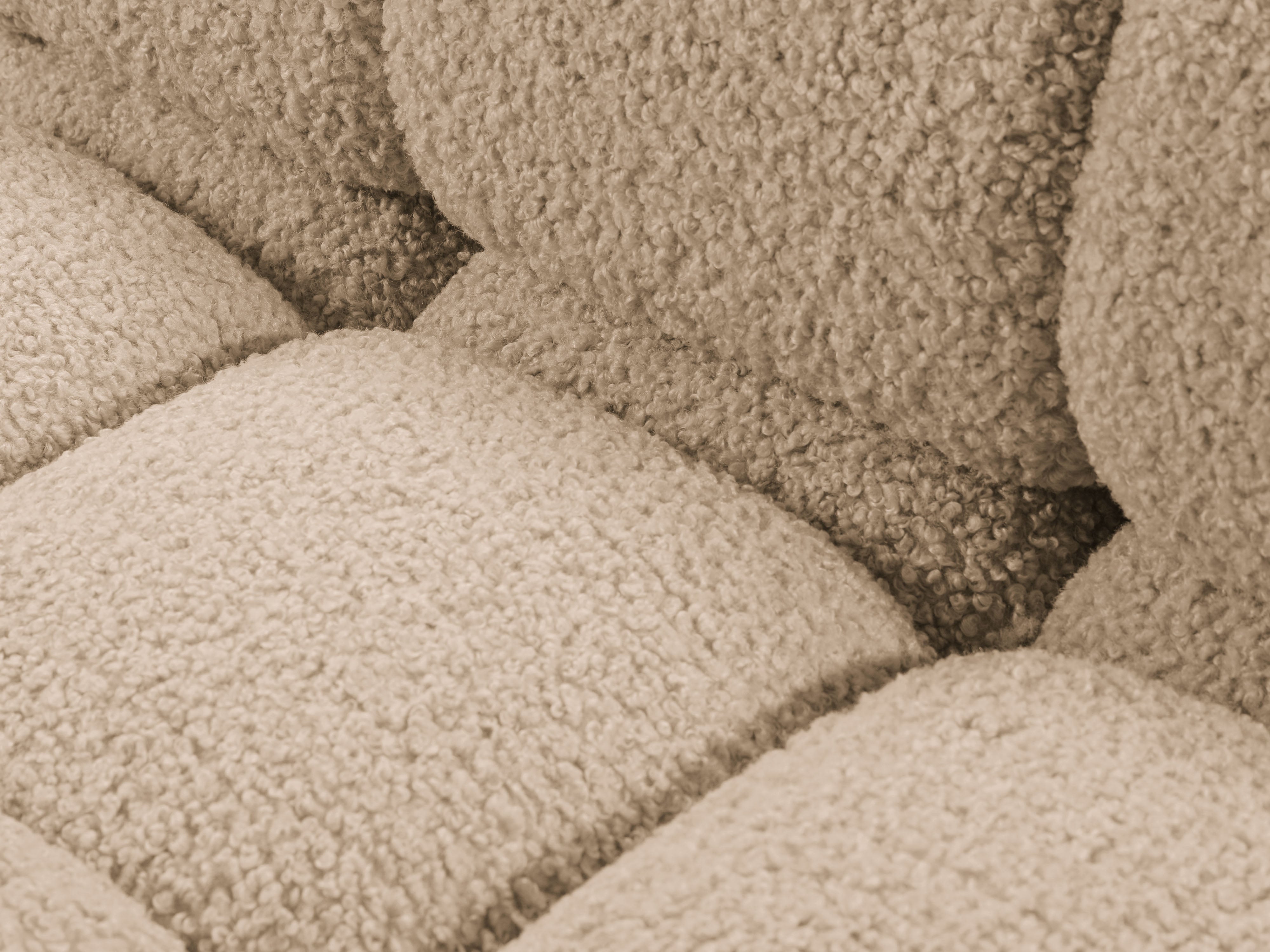 Sofa modulárna BELLIS - pravý modul pieskový boucle