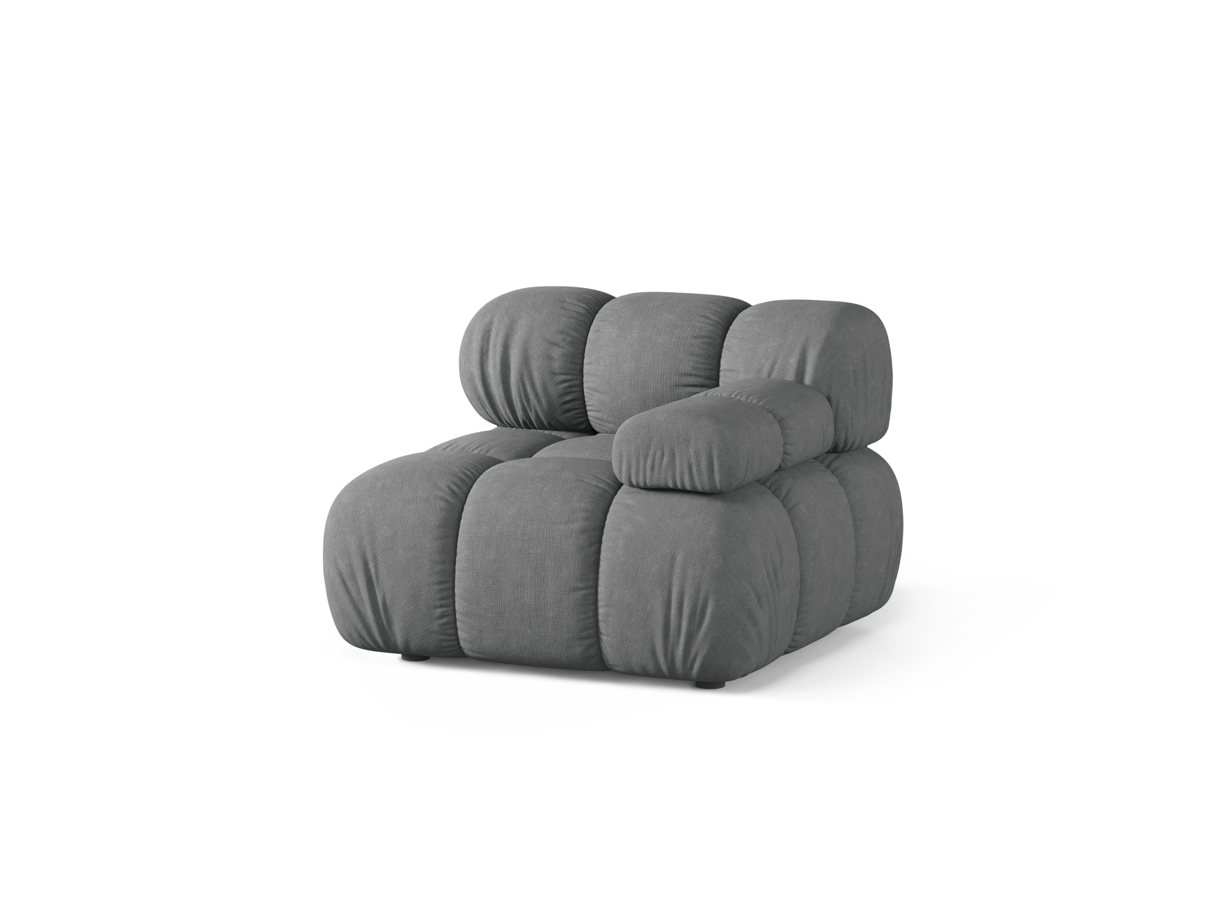 Sofa modulárna BELLIS - pravý modul šedý