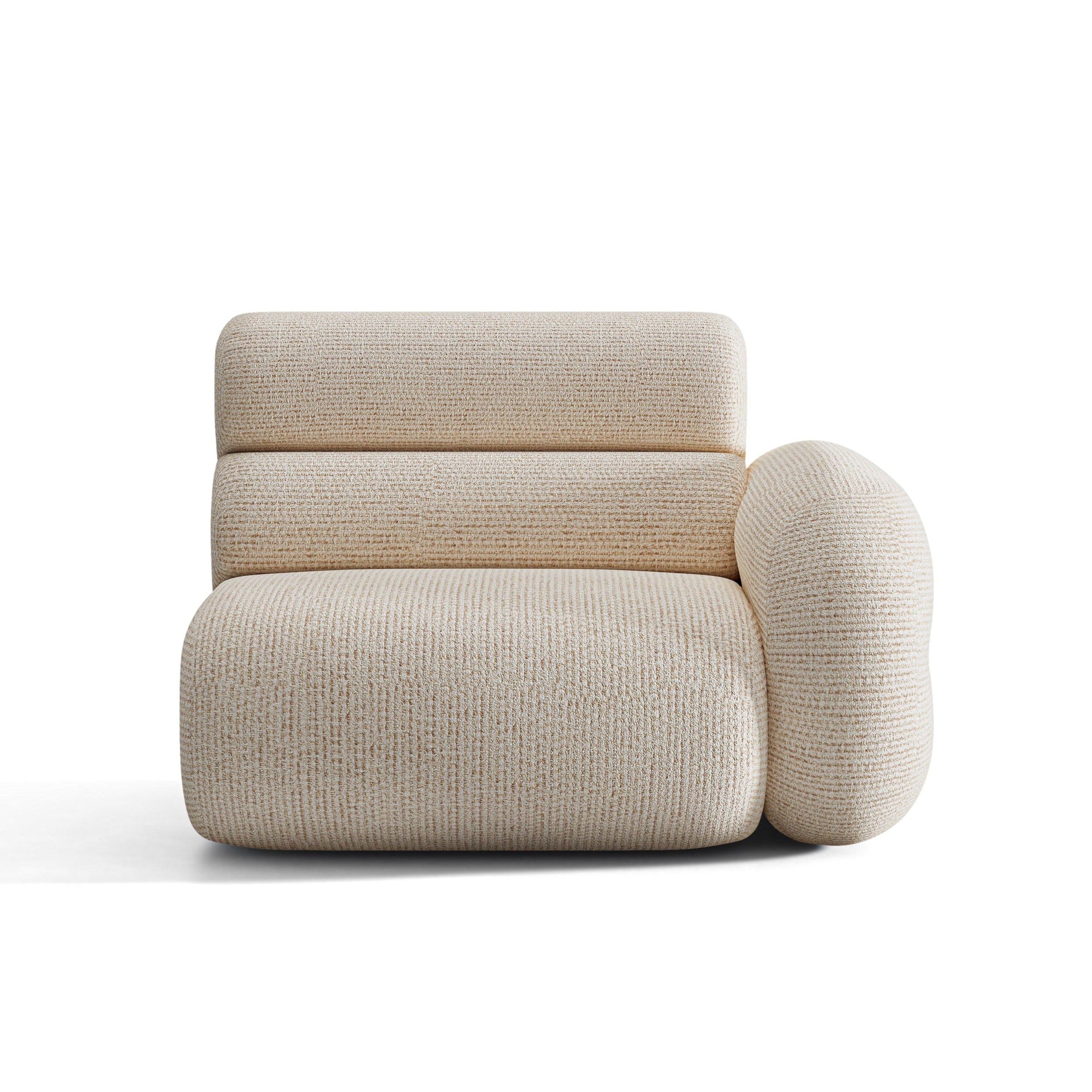 Sofa modulárna NEO - pravý modul béžový melír