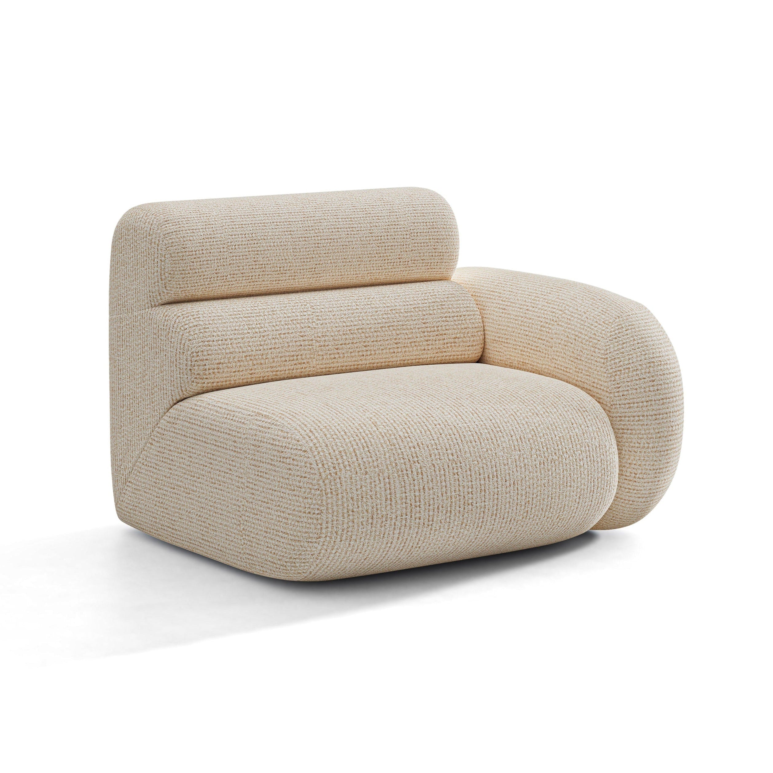 Sofa modulárna NEO - pravý modul béžový melír