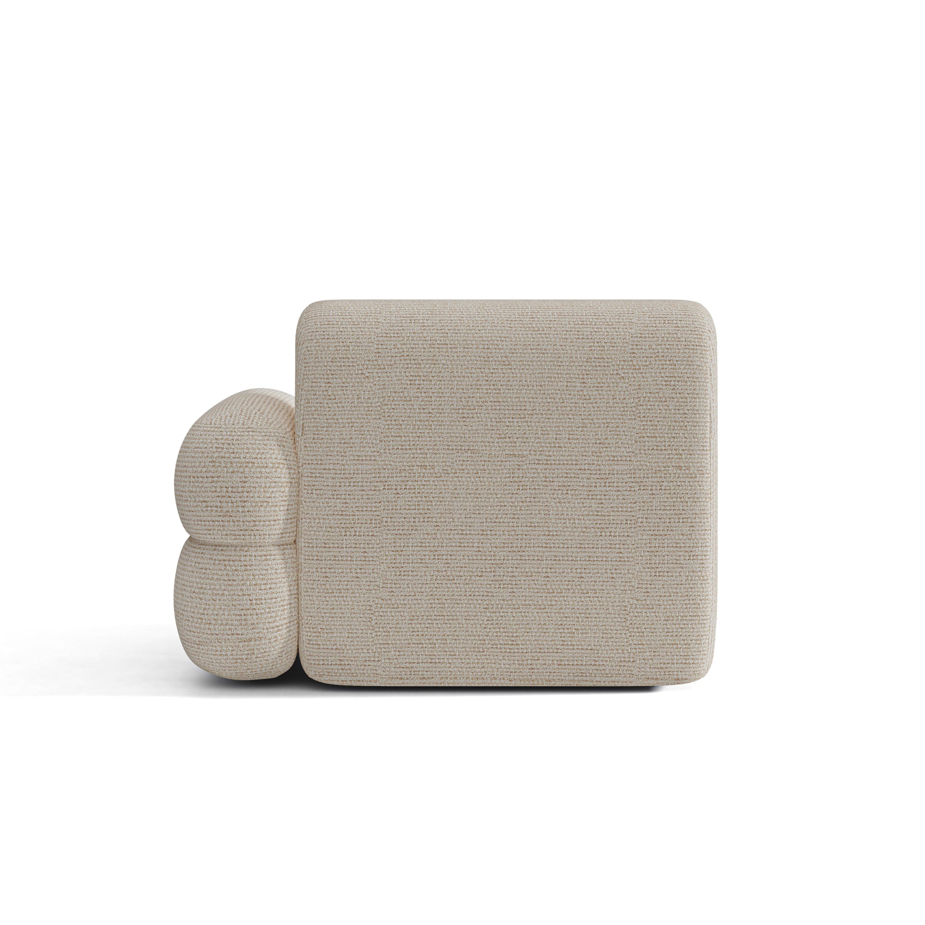 Sofa modulárna NEO - pravý modul béžový melír