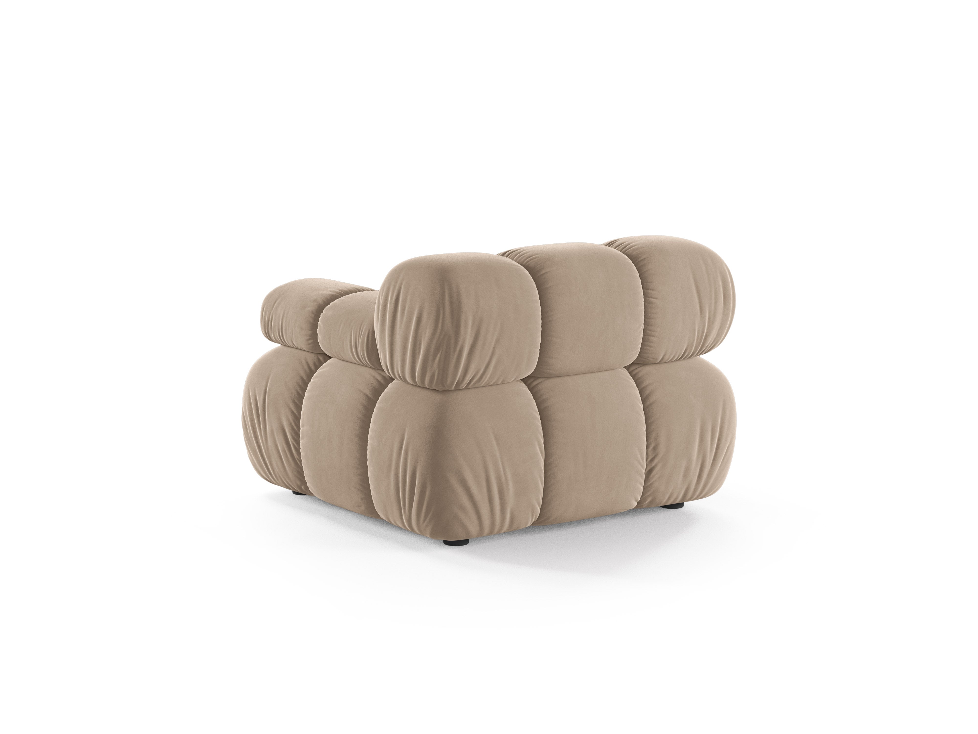 Sofa modulárna BELLIS - pravý modul béžový zamat