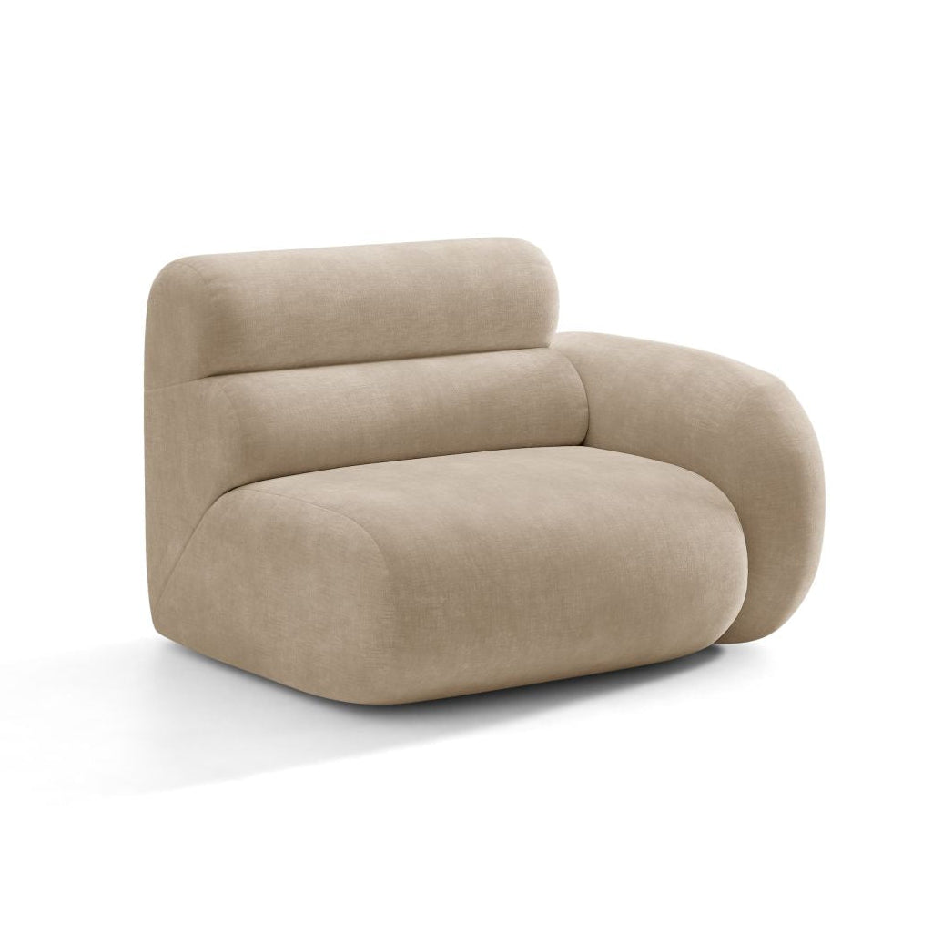 Sofa modulárna NEO - pravý modul béžový šenil