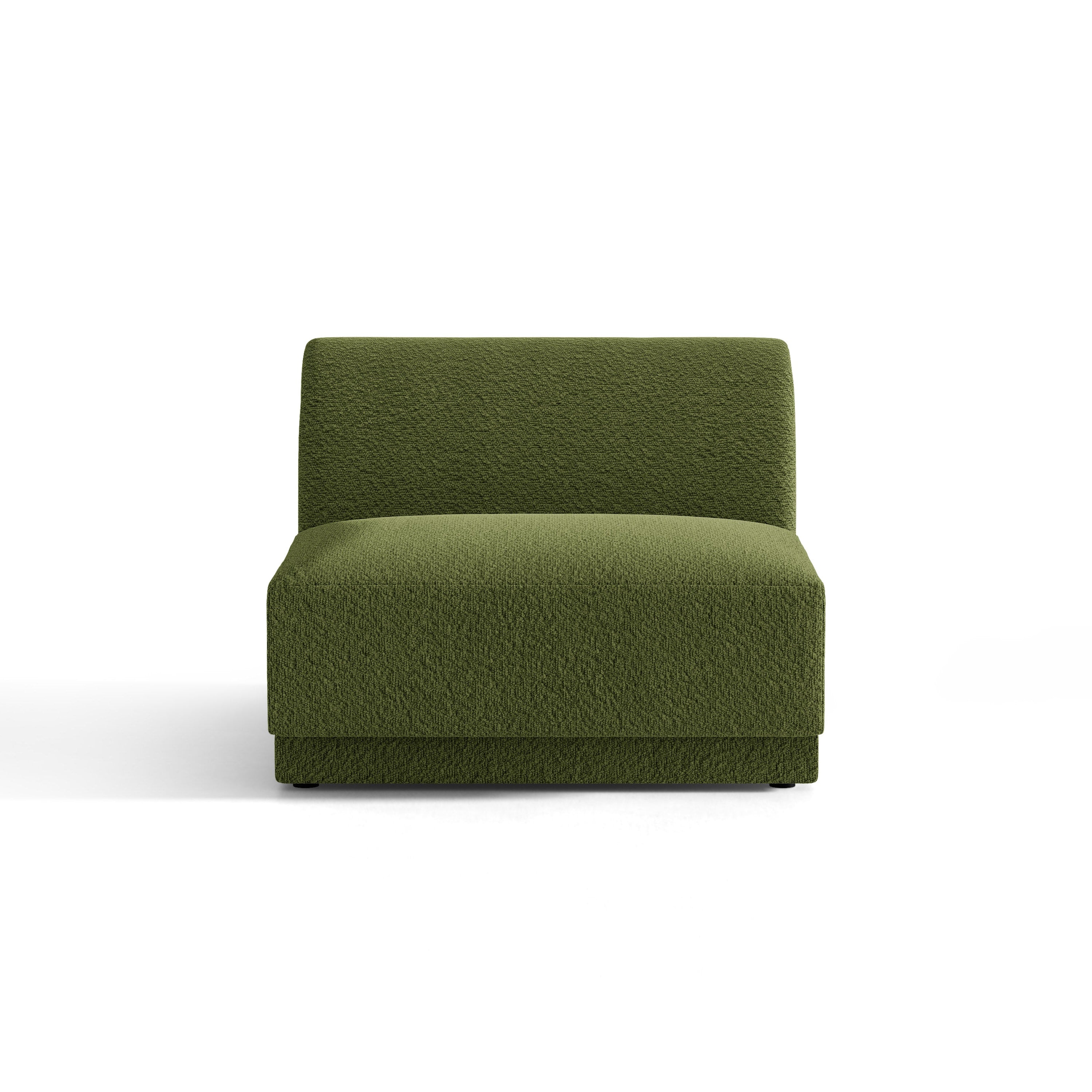 Fotel / modul MILEY zelený boucle