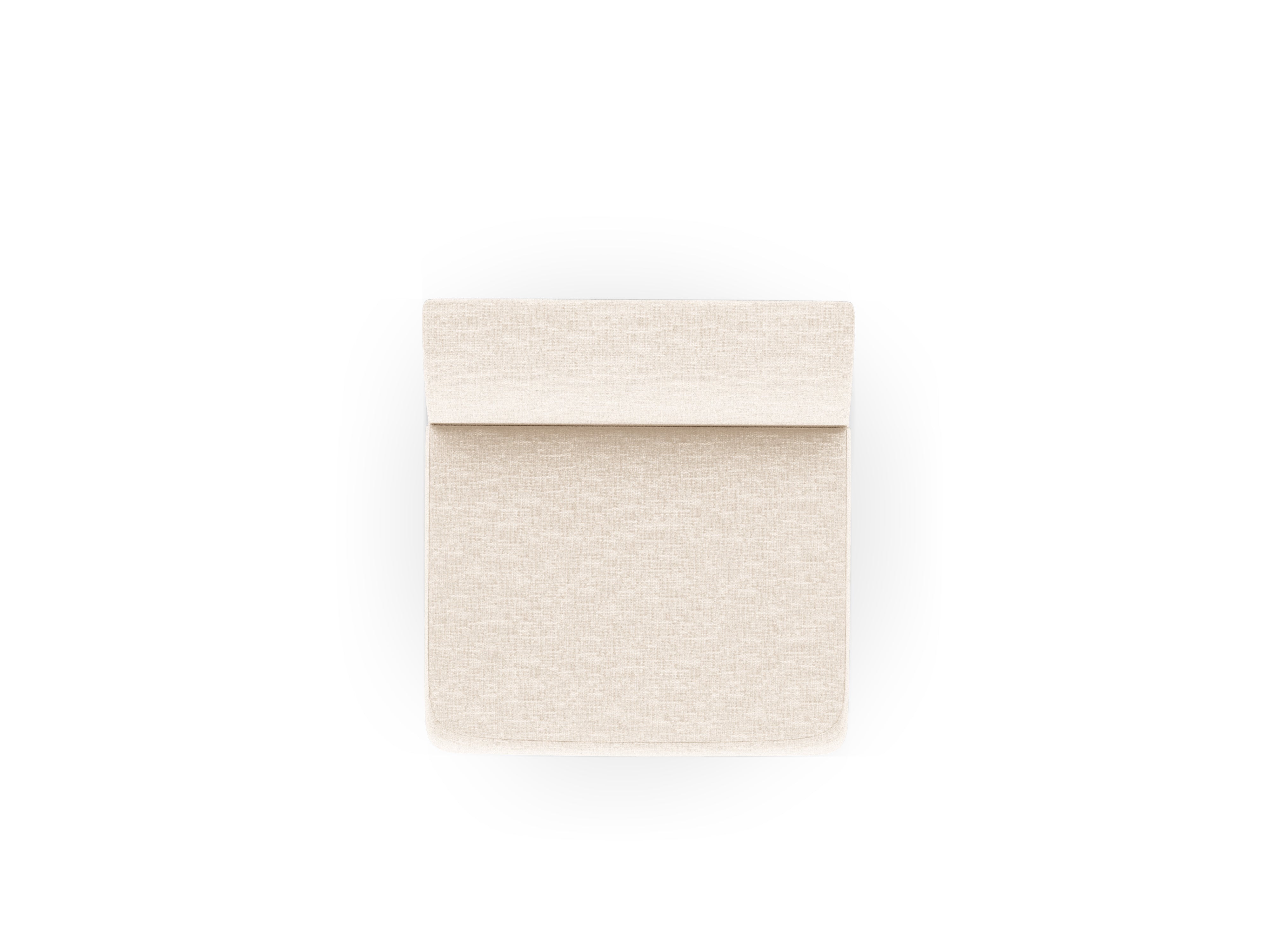 Fotel / modul MILEY svetlo béžový šenil hodvábny