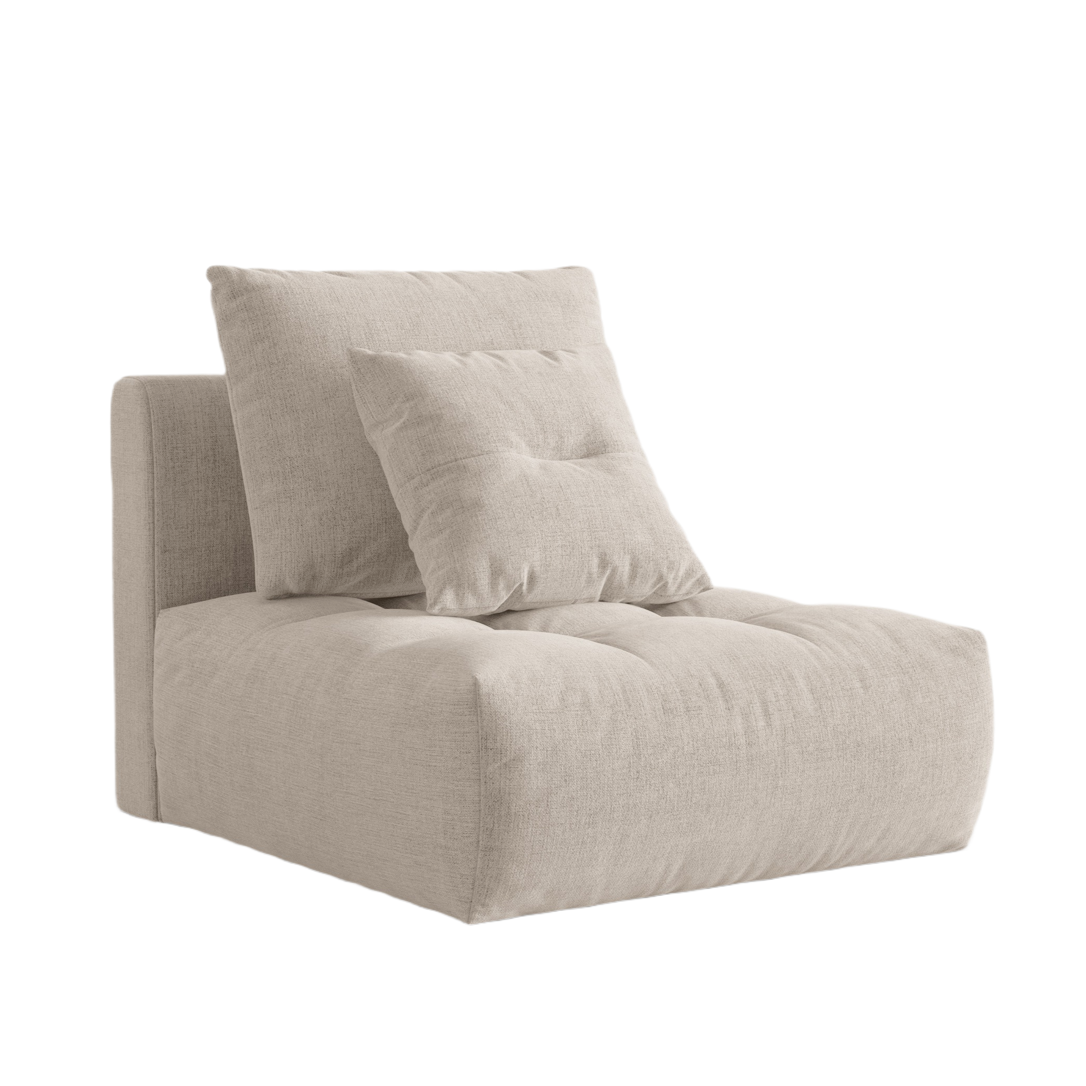 Fotel / modul BLOOM tmavobežový szenil