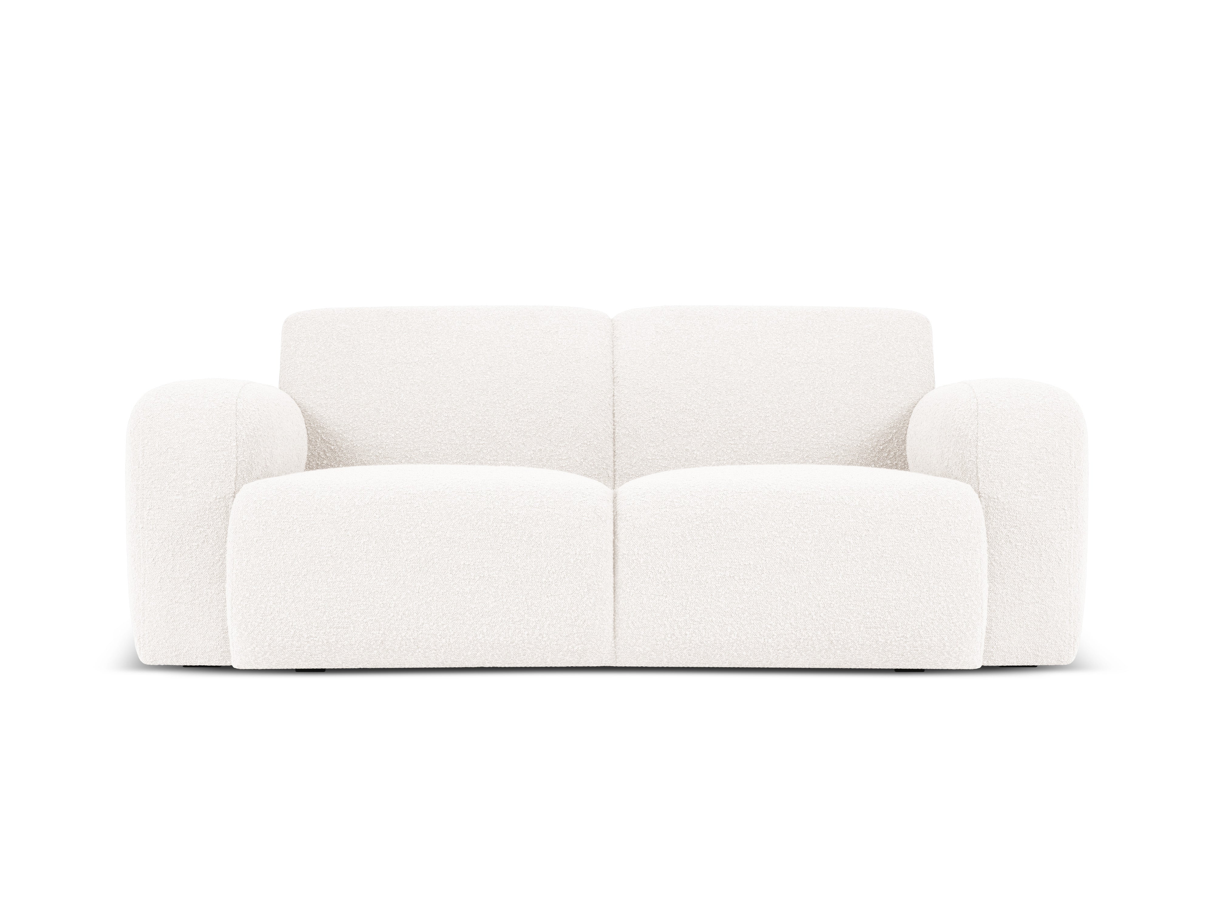 Sofa w tkaninie boucle 2-osobowa MOLINO biały Micadoni Eye on Design