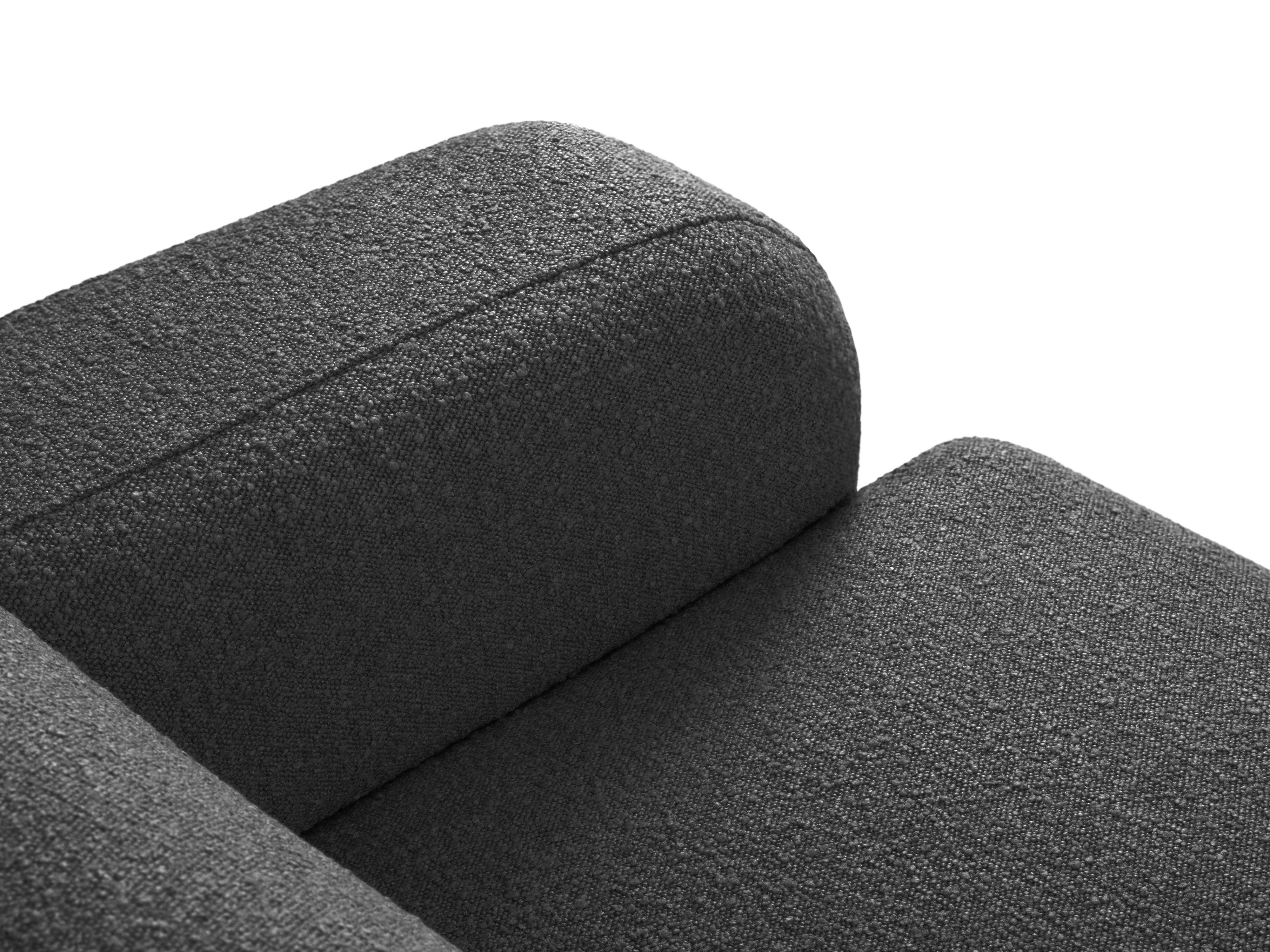 Sofa w tkaninie boucle 2-osobowa MOLINO ciemnoszary Micadoni Eye on Design