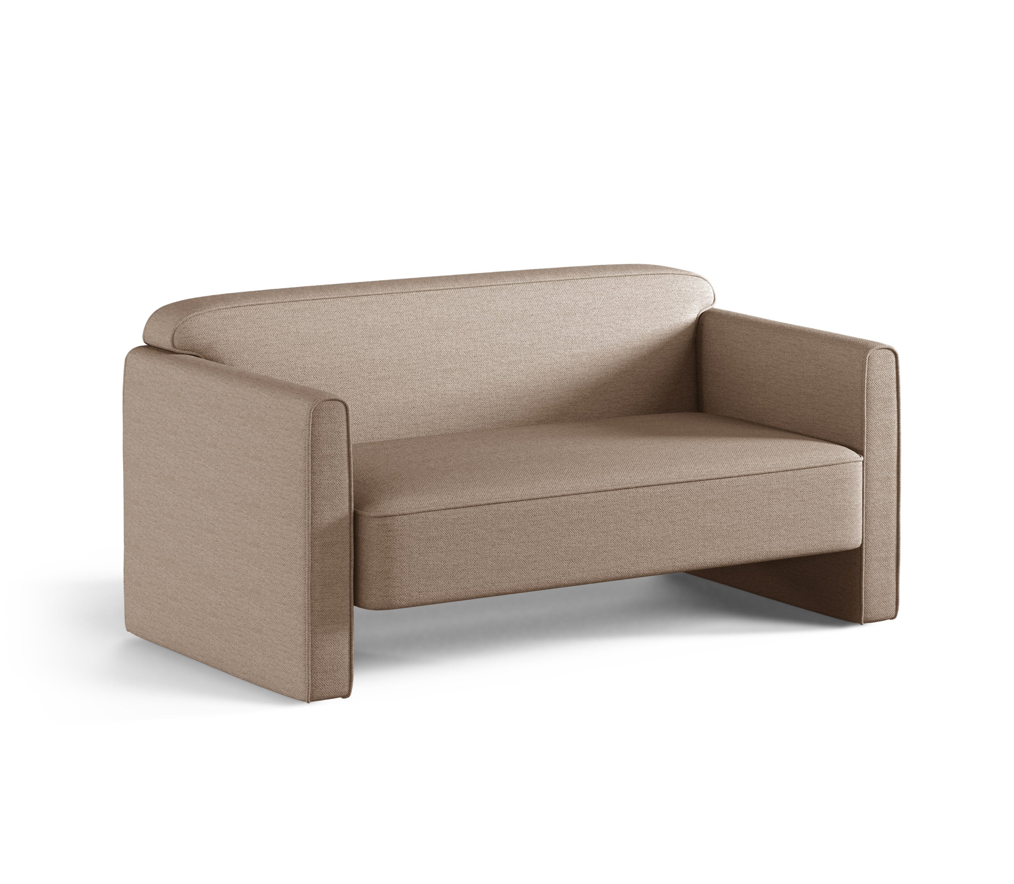 Sofa 2-osobová ABBY tmavobéžová