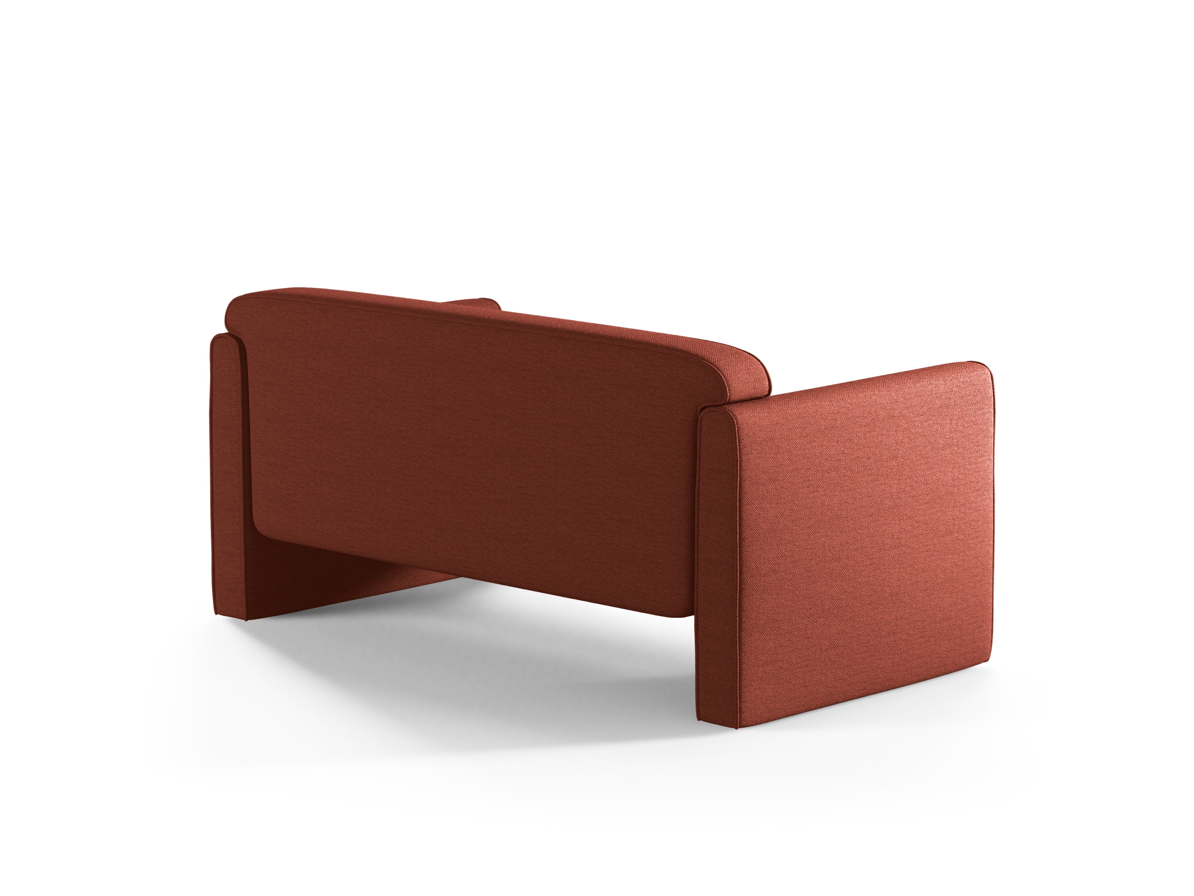 Sofa 2-osobová ABBY terakotová