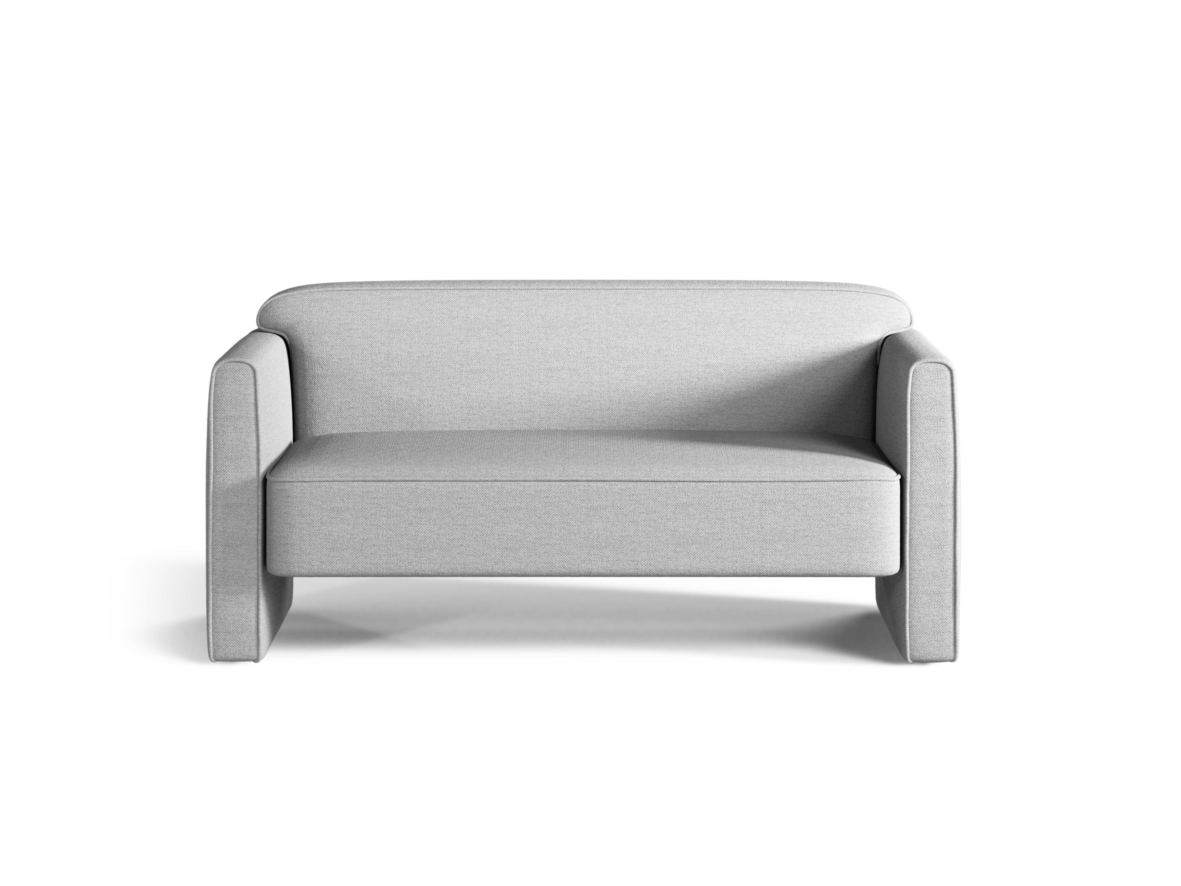 Sofa 2-osobová ABBY svetlosivá