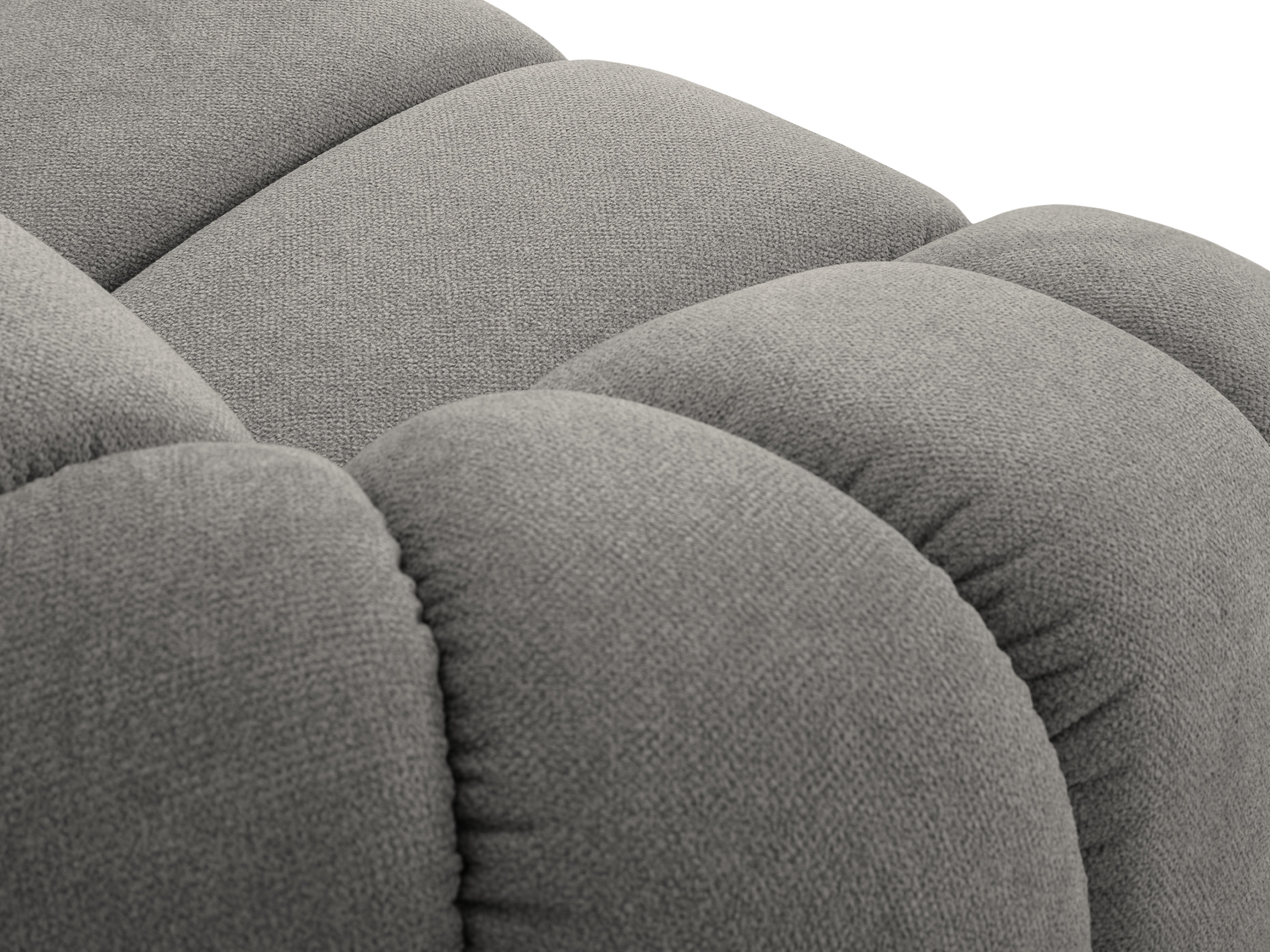 2-seater Sofa DIANA light gray chenille