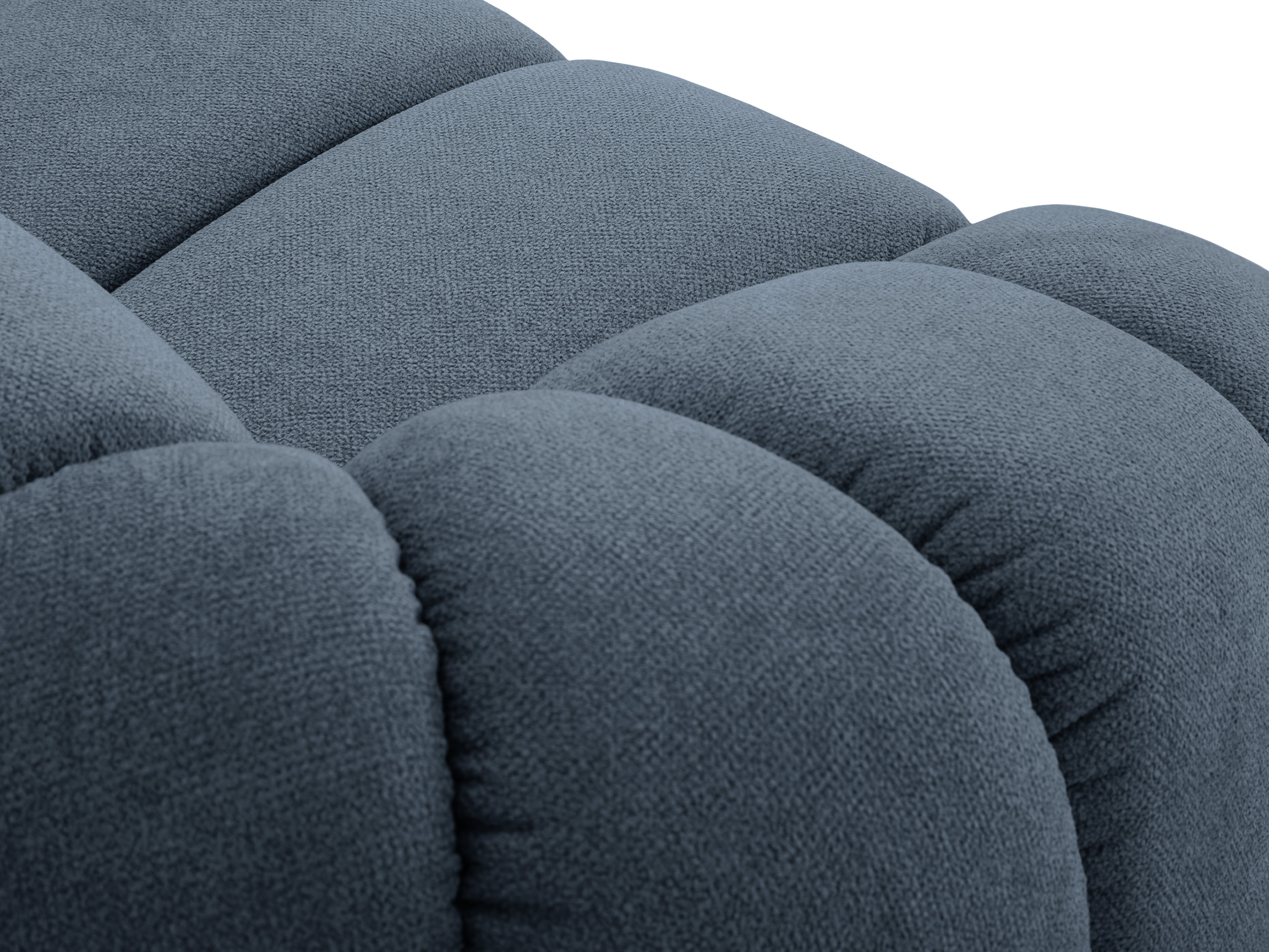 2-seater Sofa DIANA light blue chenille