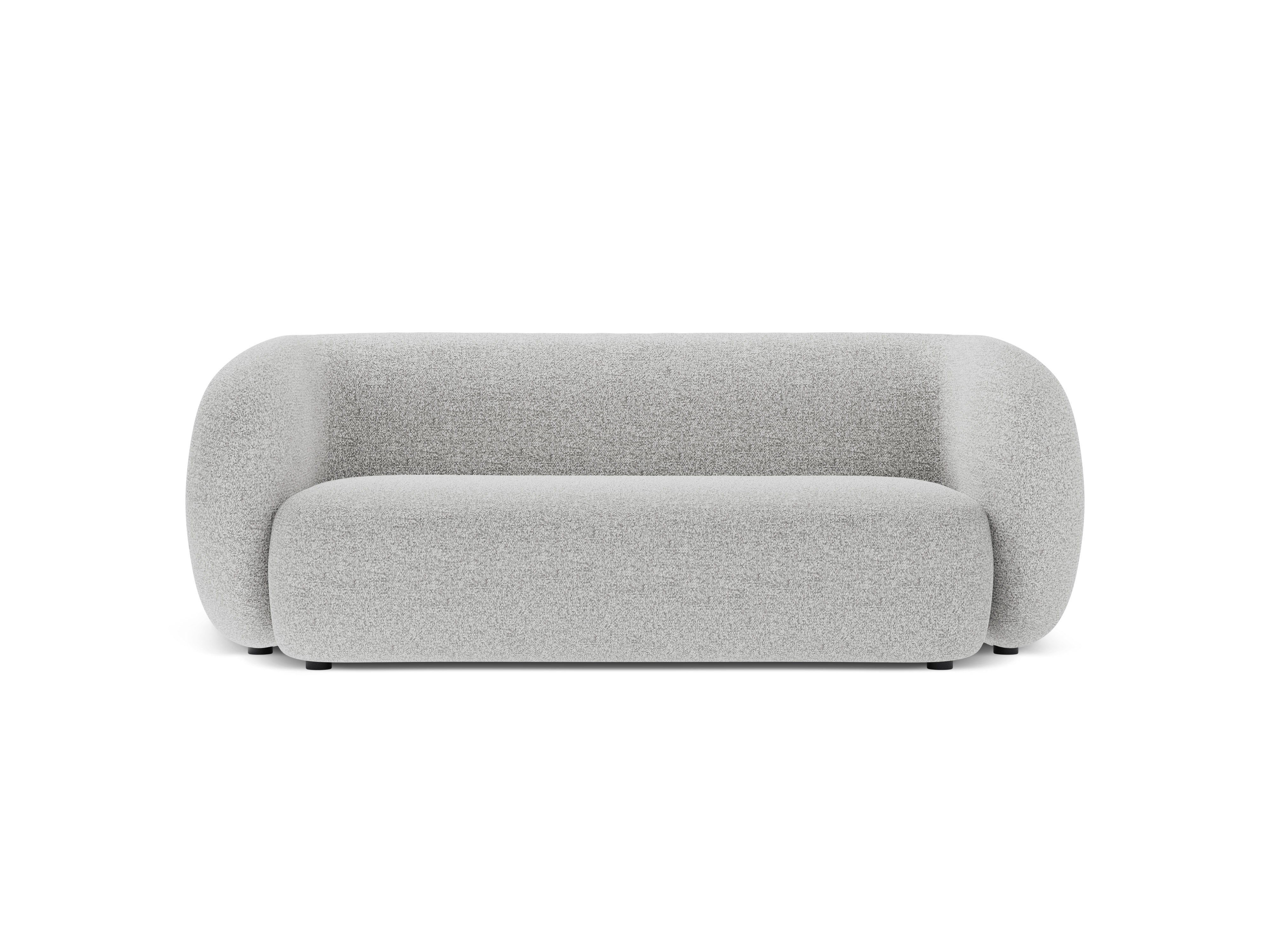 Sofa pre 2 osoby KATE svetlosivý melír