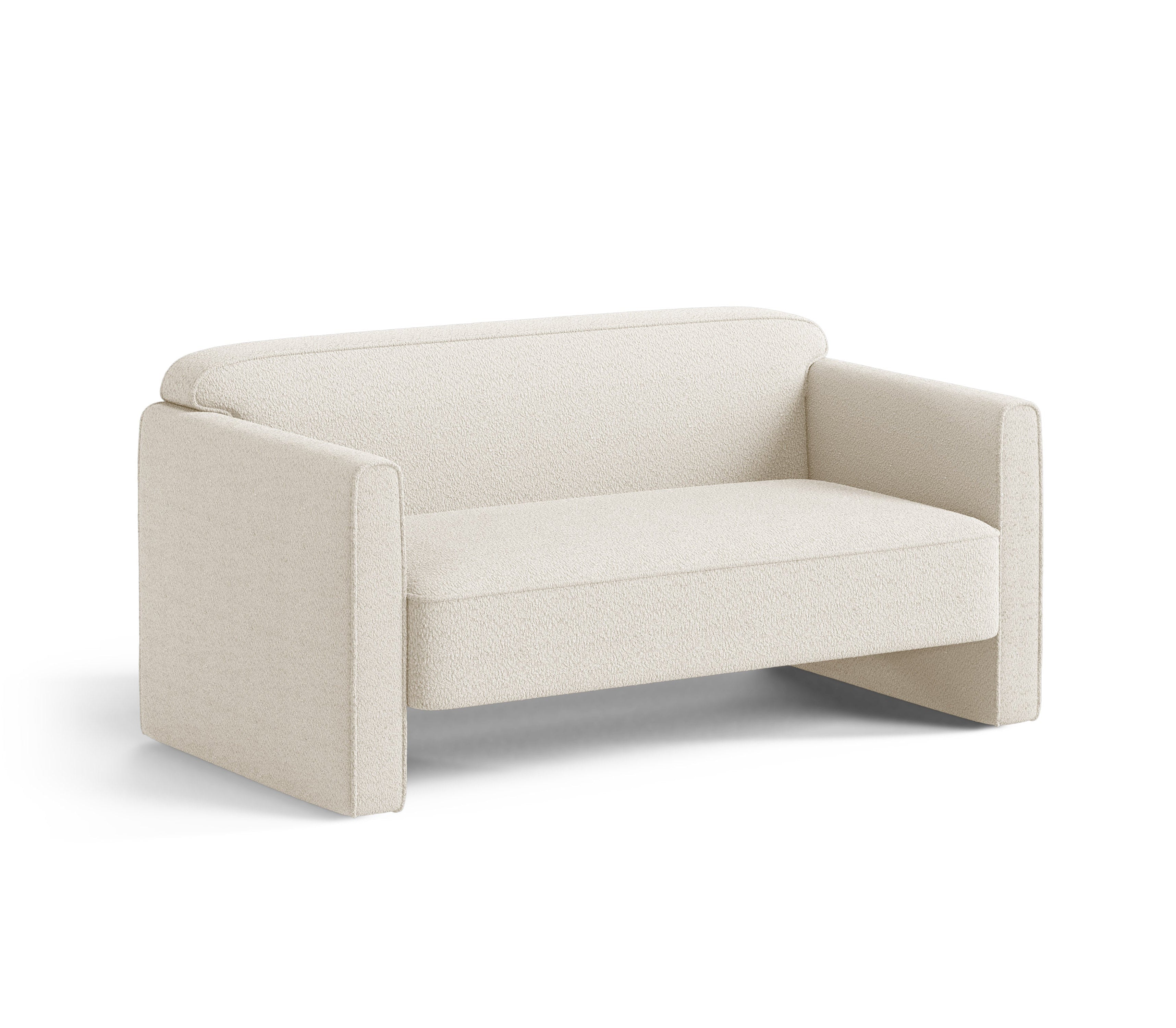 Sofa 2-osobová ABBY slonová kost boucle