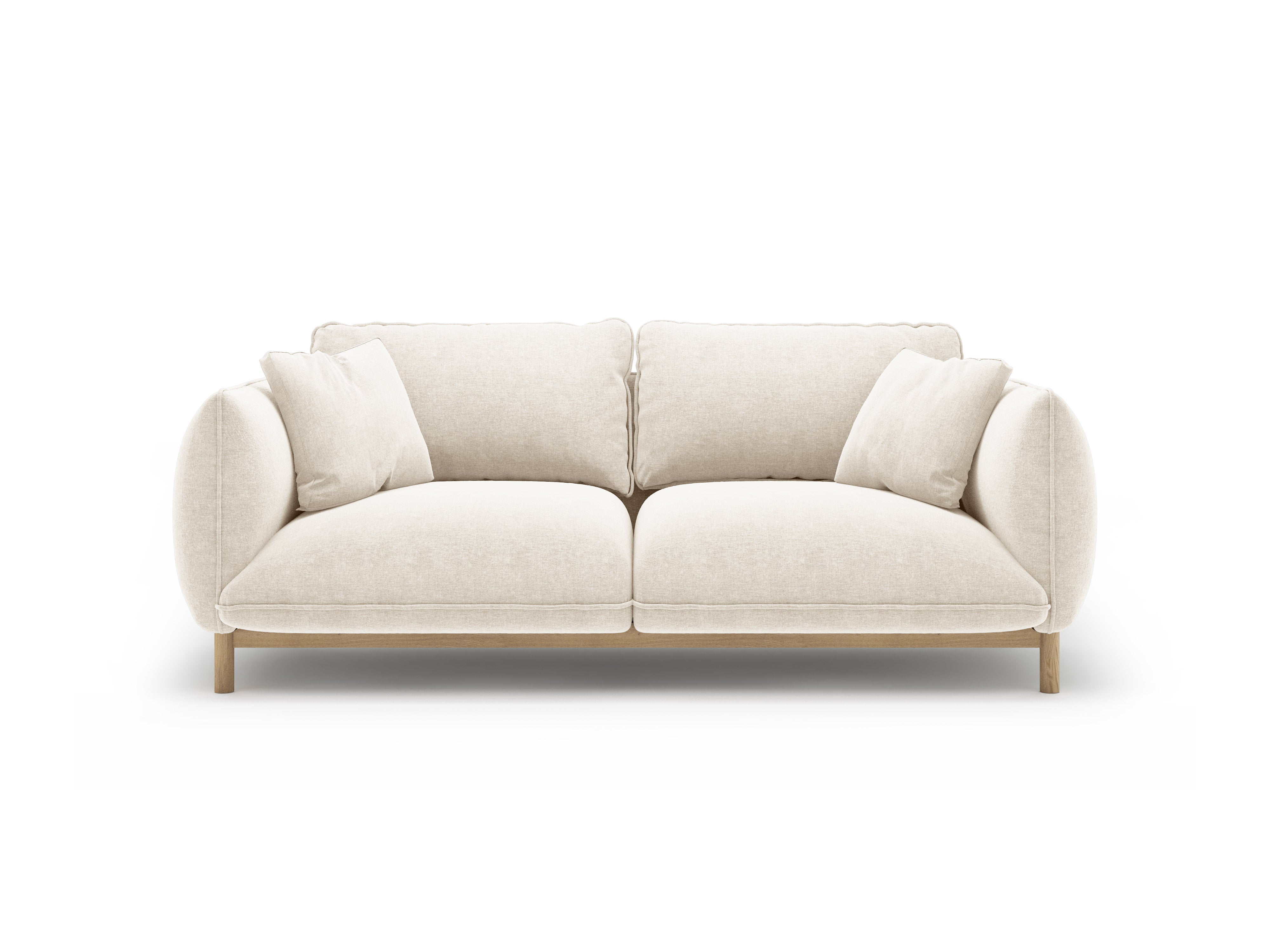 2-seater Sofa ADA ivory chenille