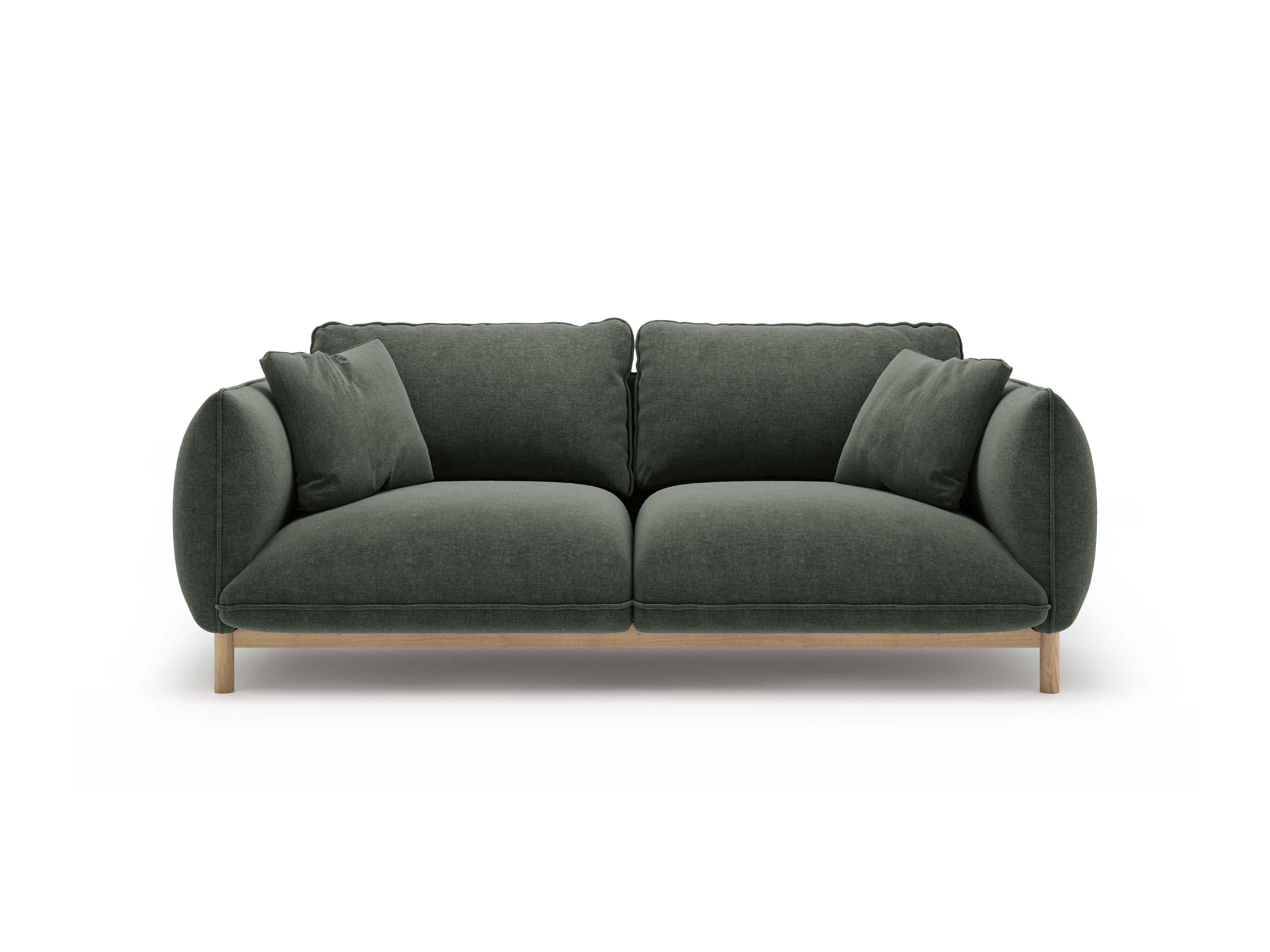 Sofa pre 2 osoby ADA zelený szenil