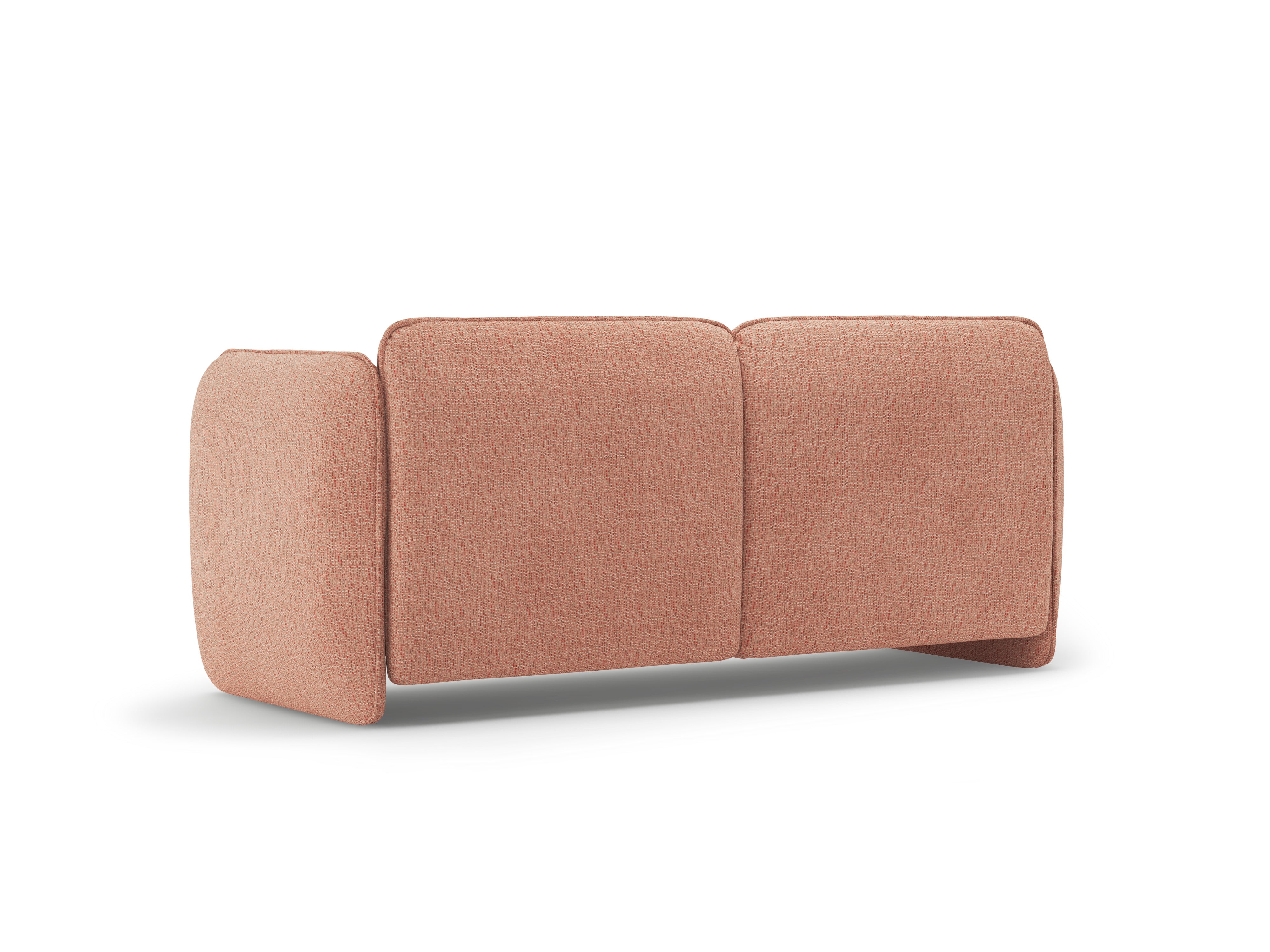 Sofa pre 2 osoby GEORGIA, ružový šenil