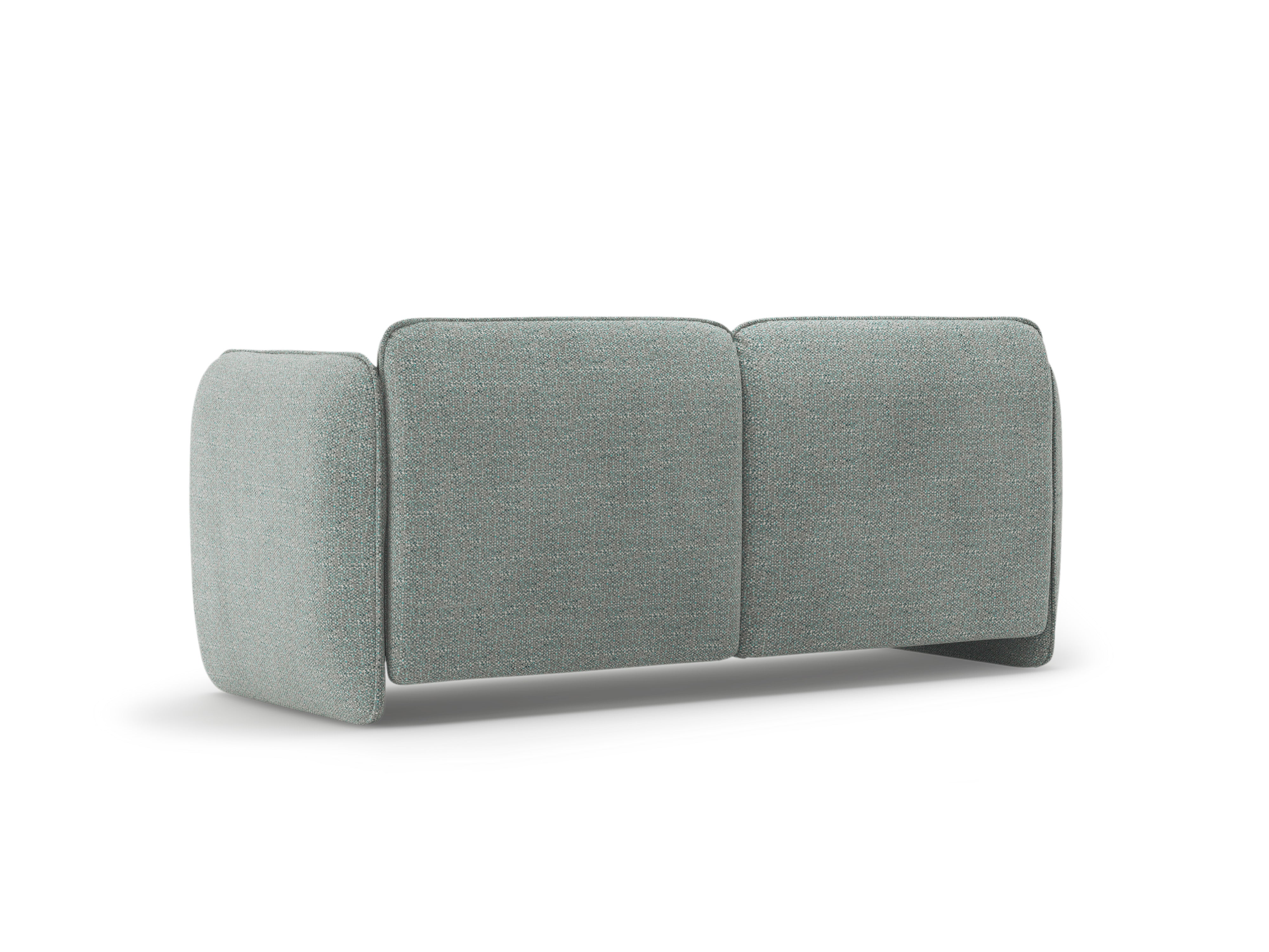 Sofa pre 2 osoby GEORGIA v tlmenom modrom szenile