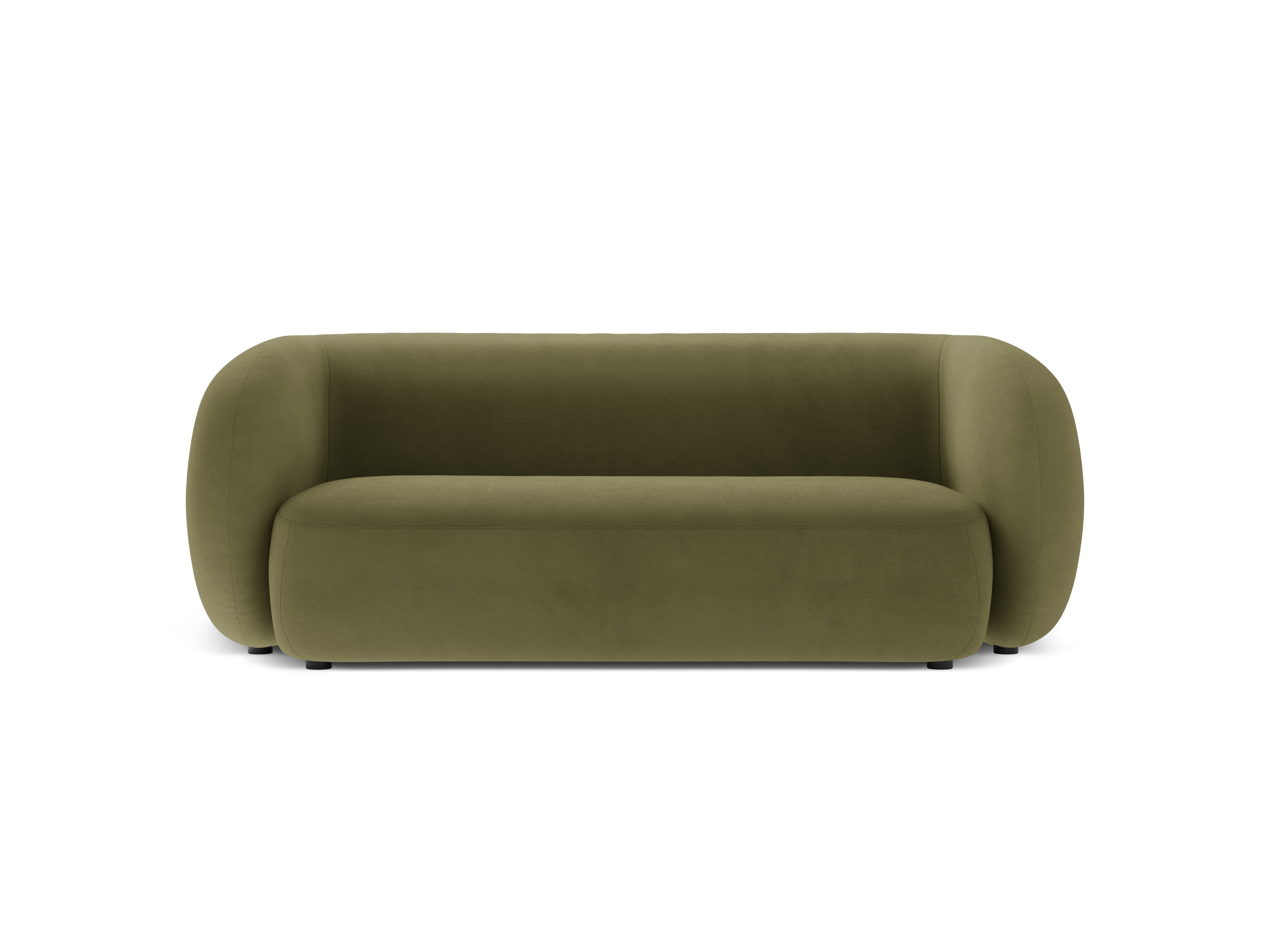 Velvet 2-Seater Sofa KATE Green