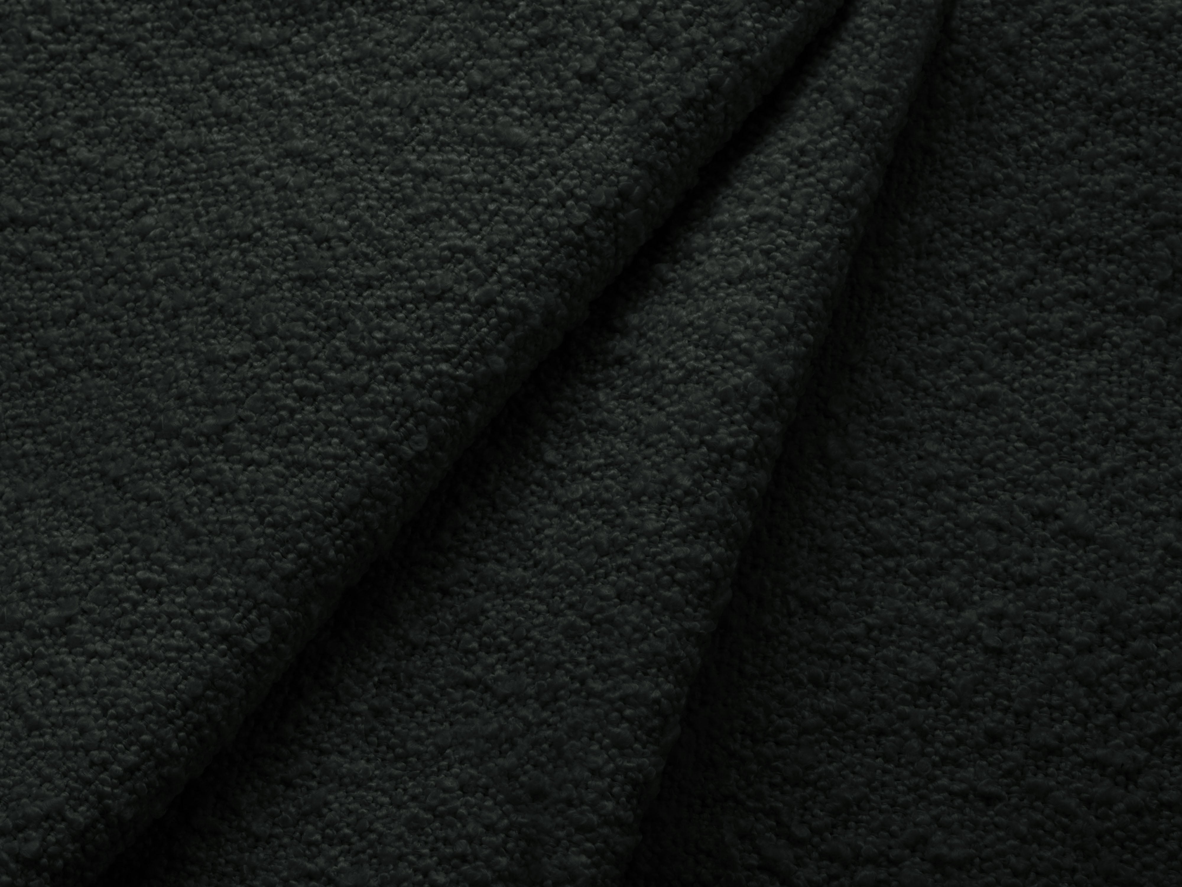 2.5-seater Sofa POPPY black boucle