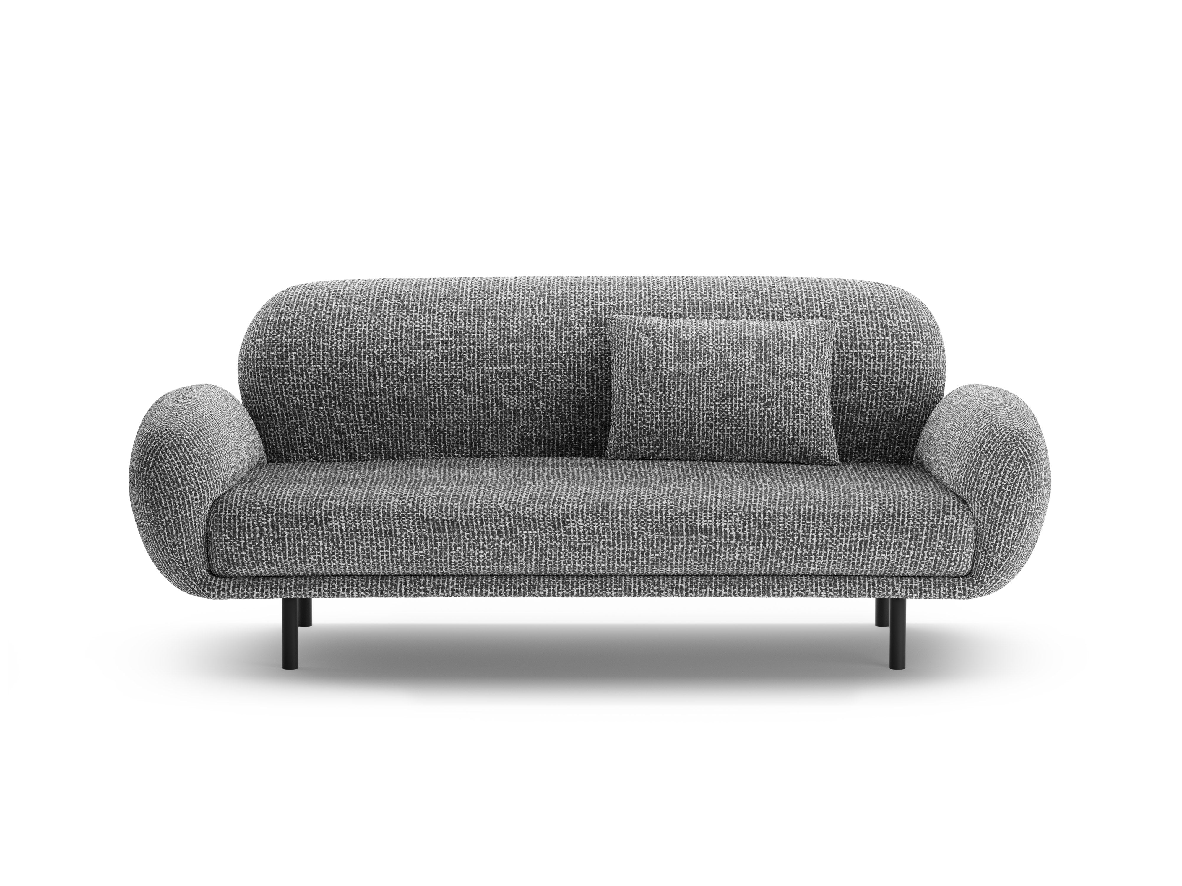 POPPY cushion dark gray chenille
