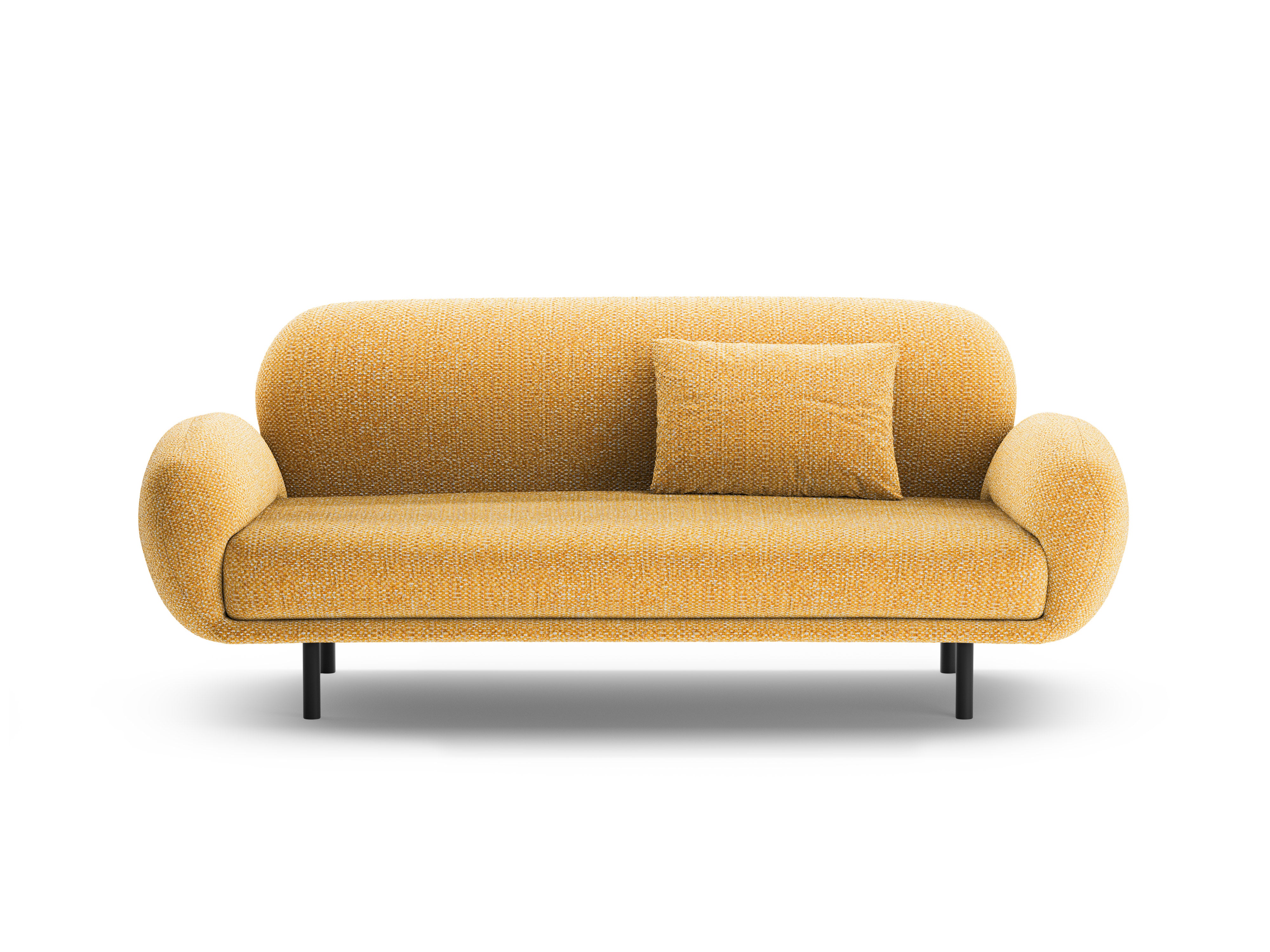 POPPY cushion mustard chenille