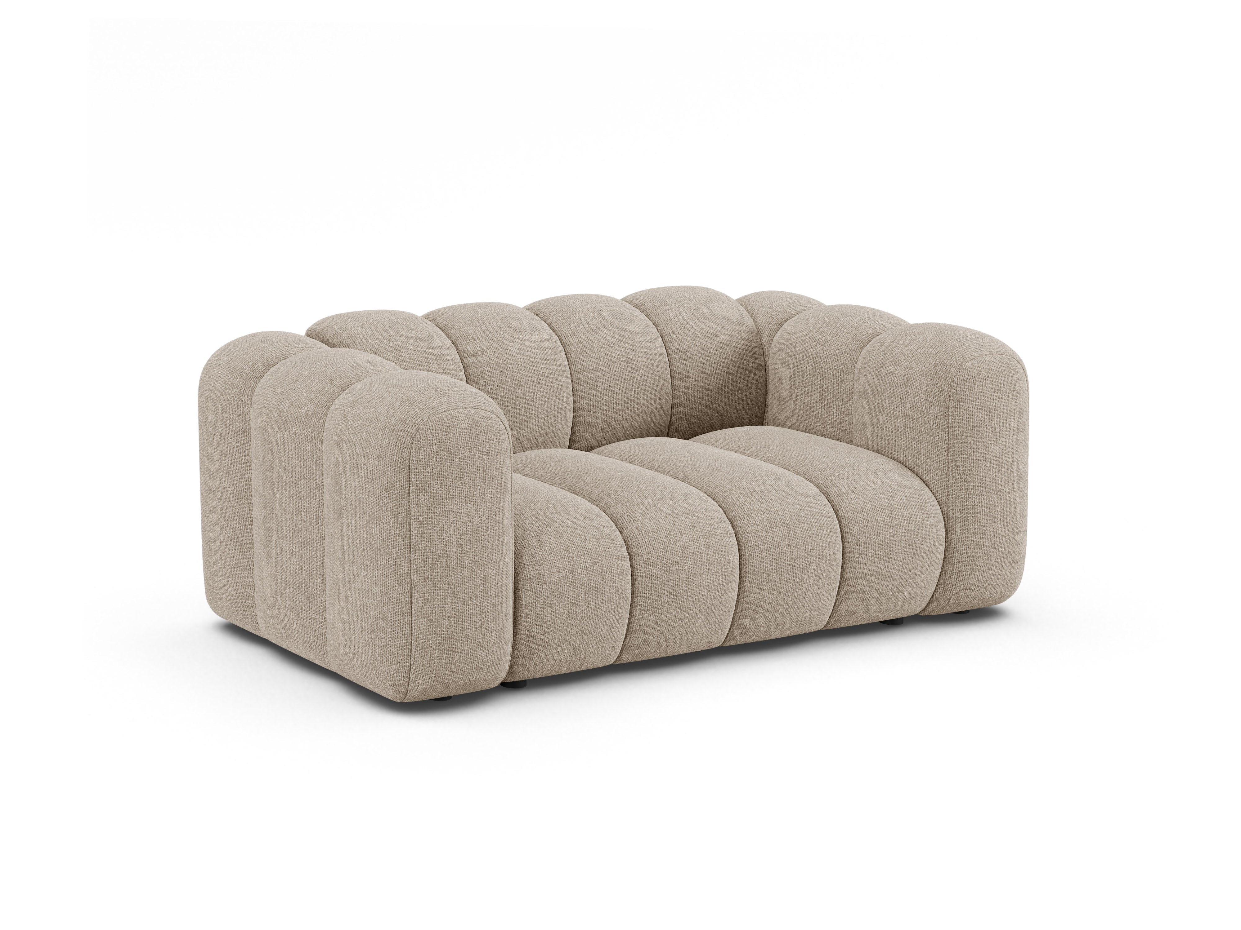 2-seater Sofa LUPINE beige chenille