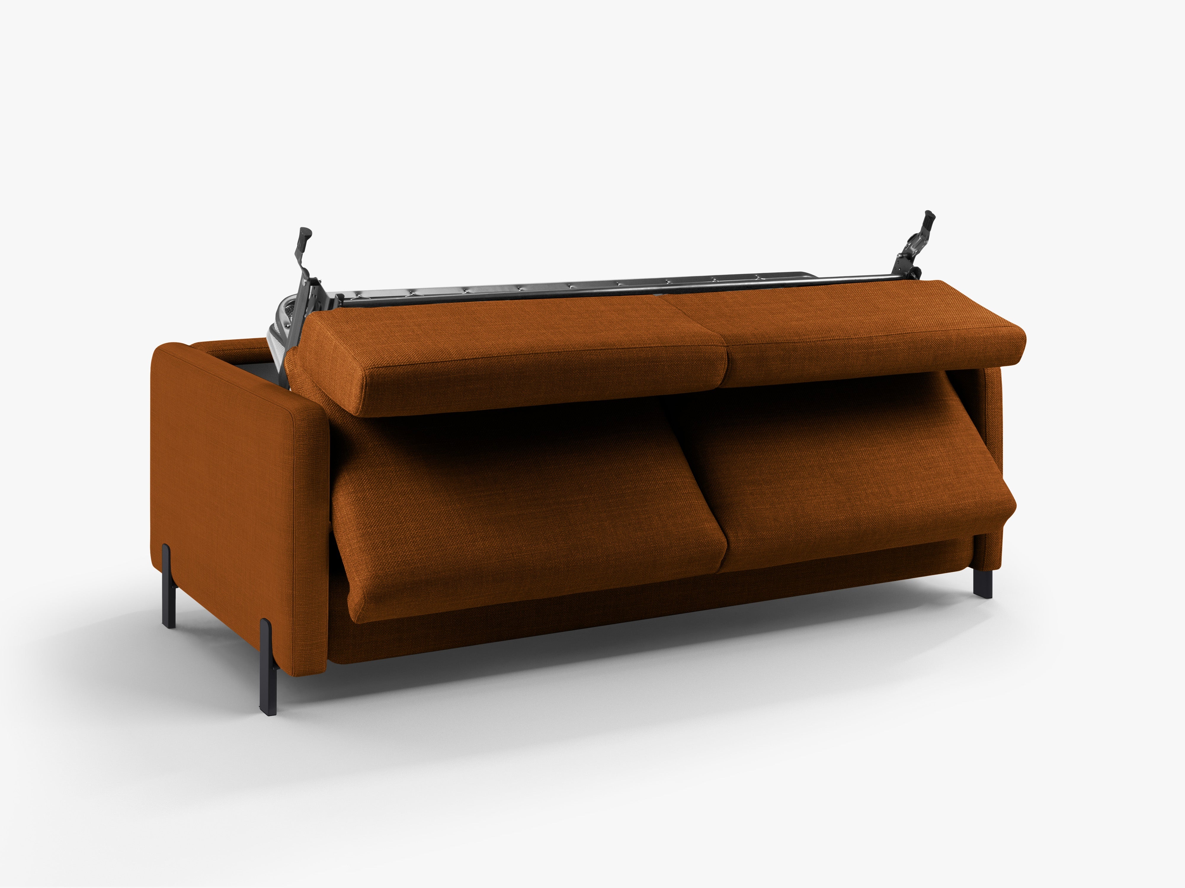 3-seater sofa with sleeping function GLORIA brick chenille