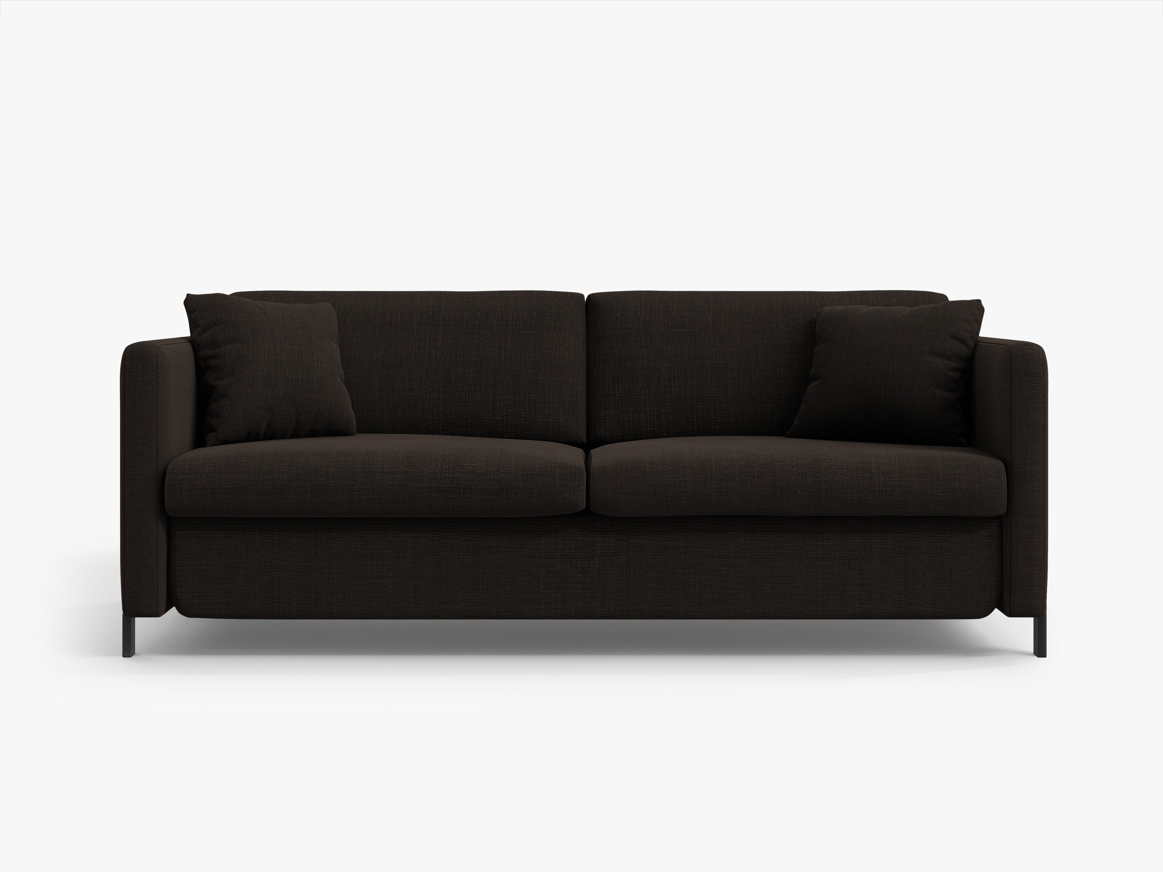 3-seater sofa with sleeping function GLORIA dark gray chenille